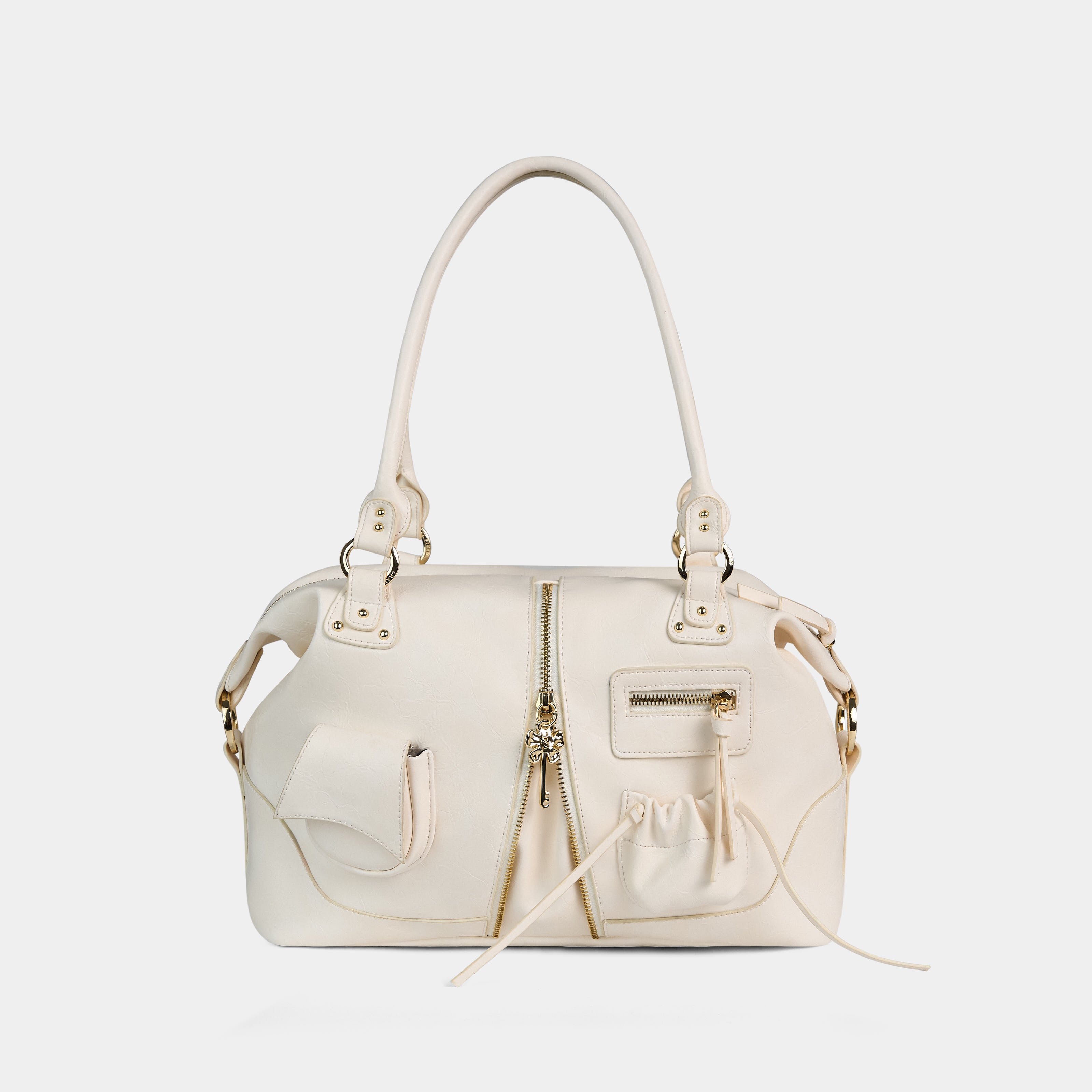 Bag Y2K POCKET Cream White with texture