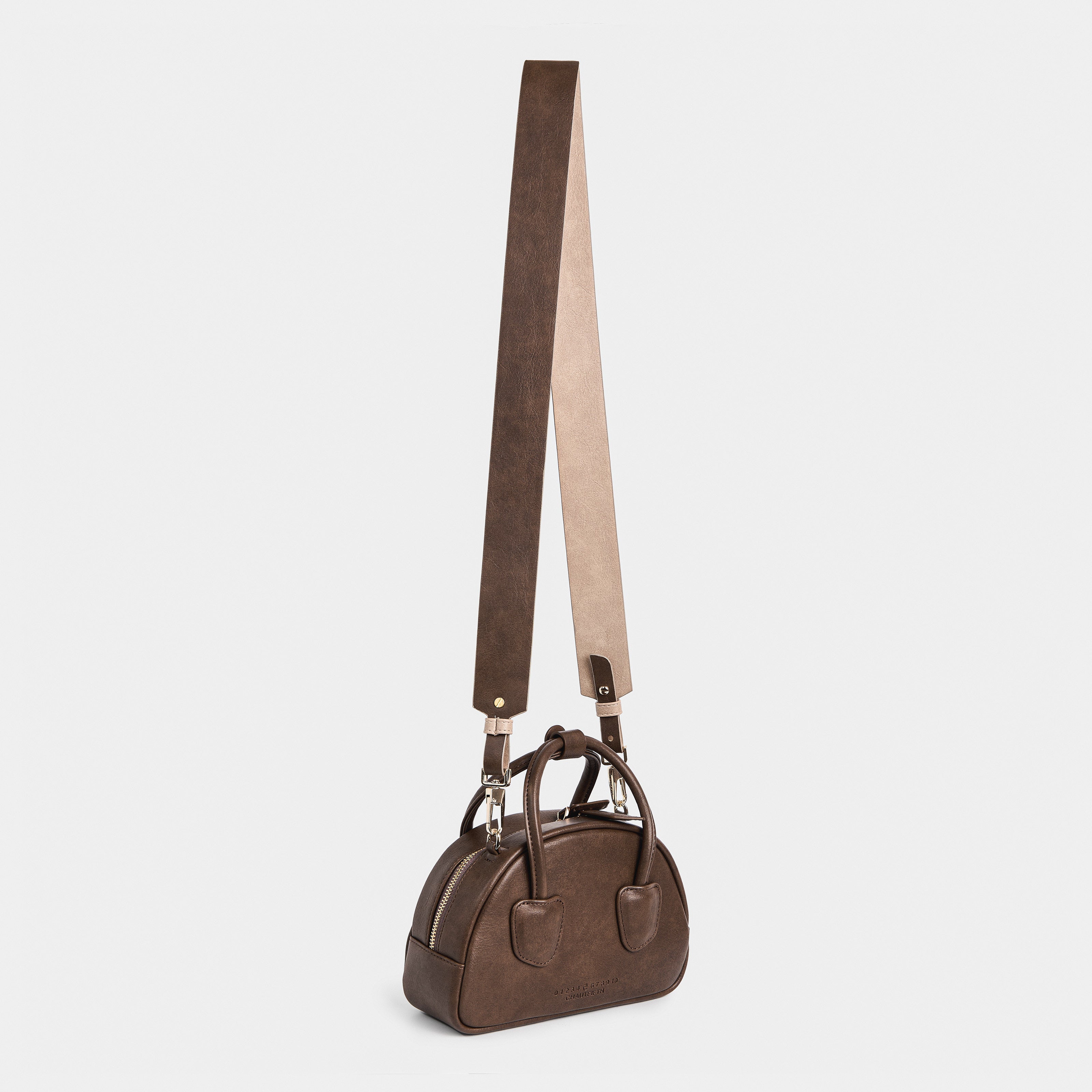 Strap 4CM WIDE BAG Dark Beige x Light Cacao