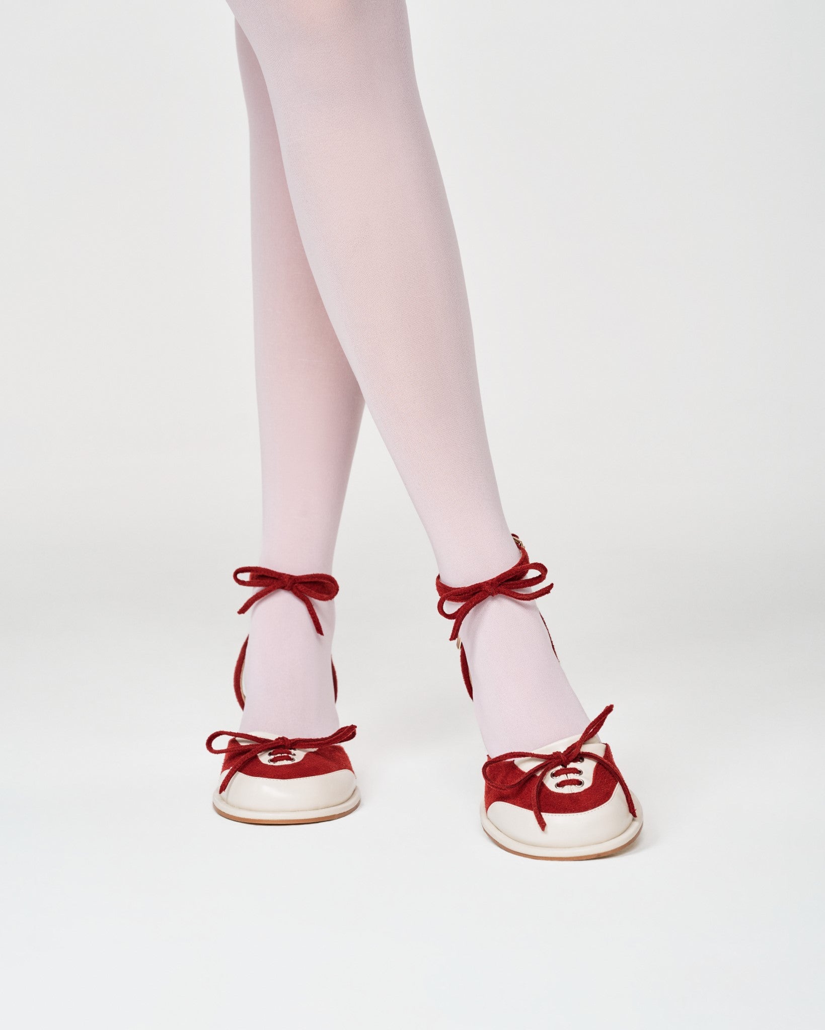 Giày cao gót 70mm BUBBLE màu Trắng x Đỏ