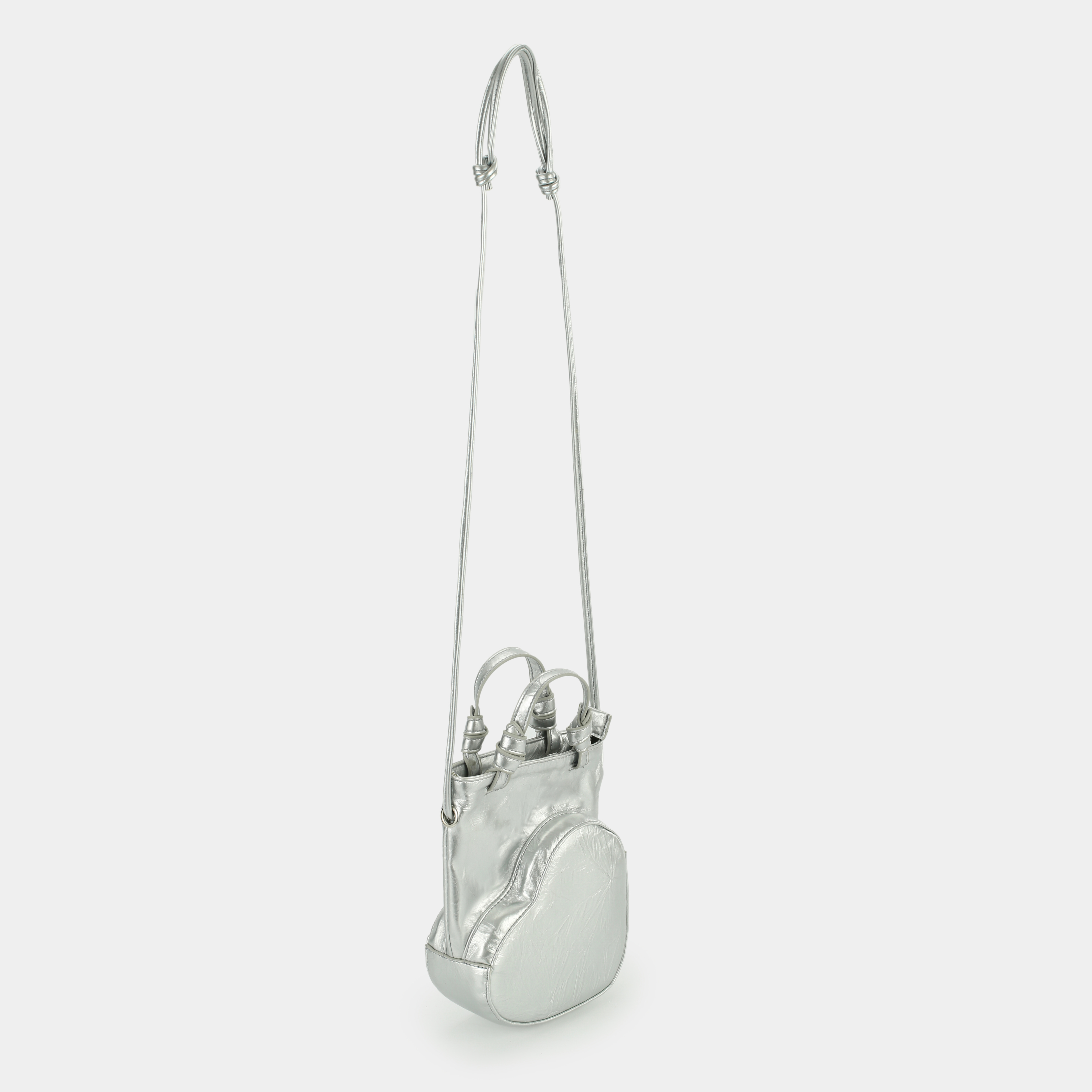 Silver Growing Heart handbag