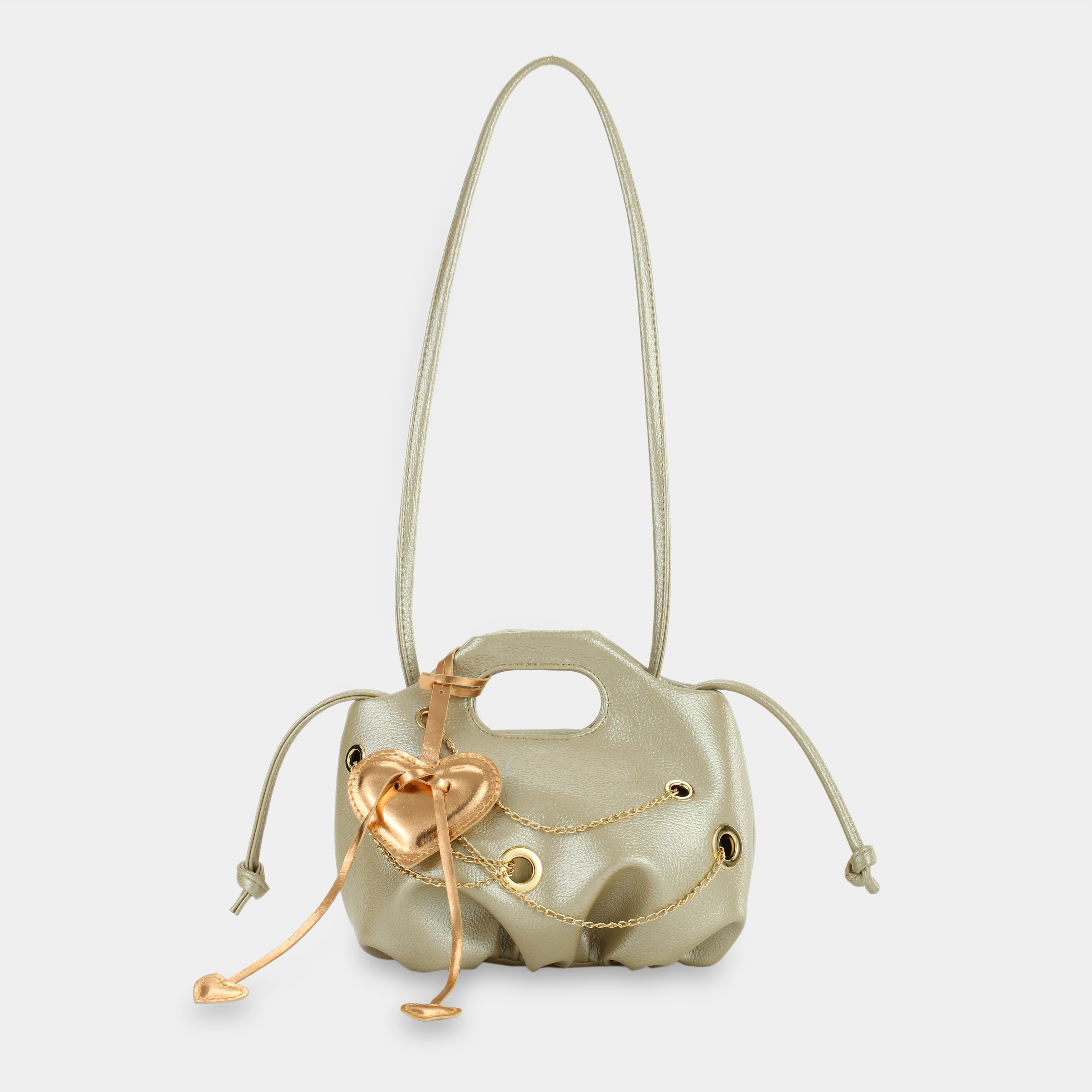 Charm Phụ kiện trái tim màu Leopard