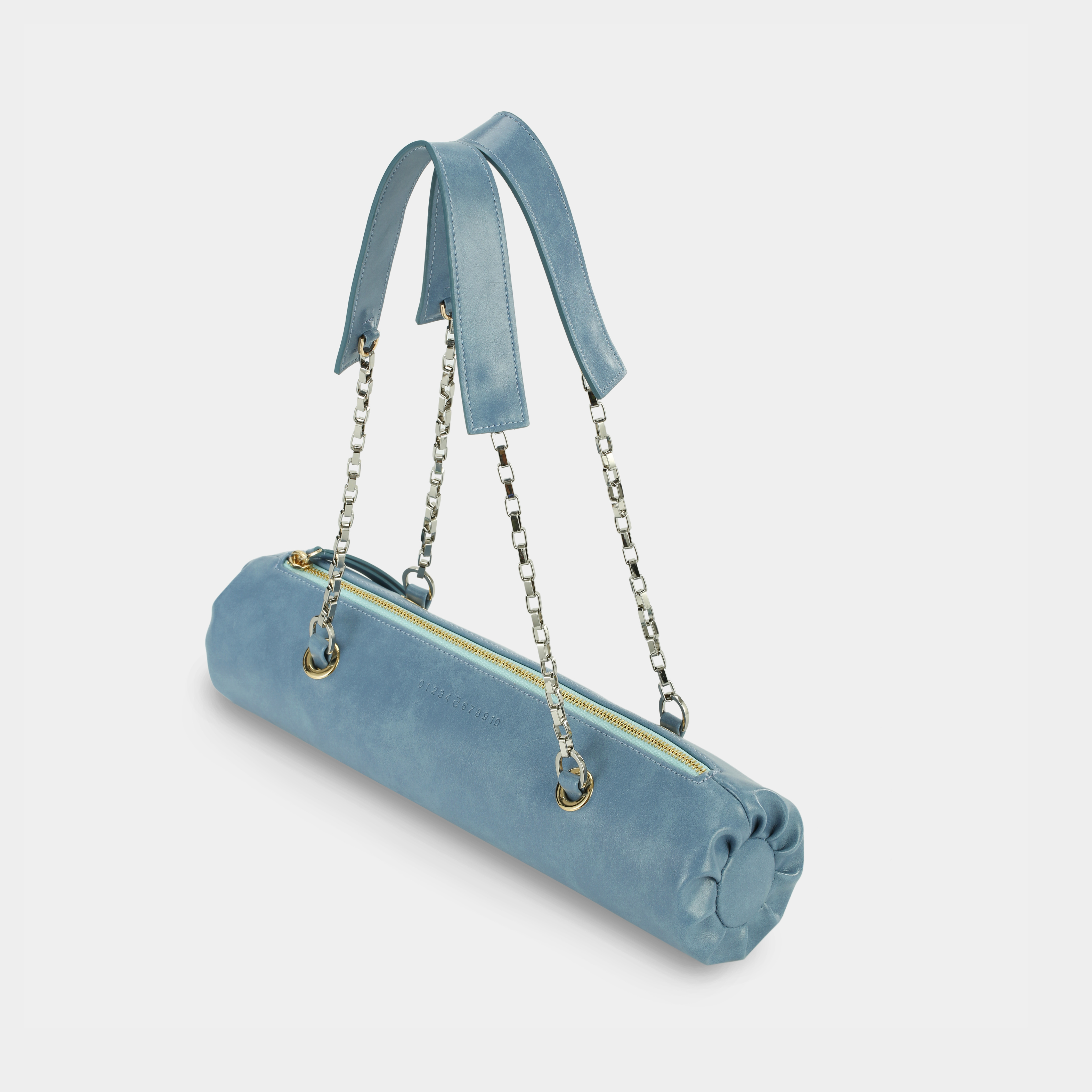 Bag Flower Log Long size in Blue Pastel