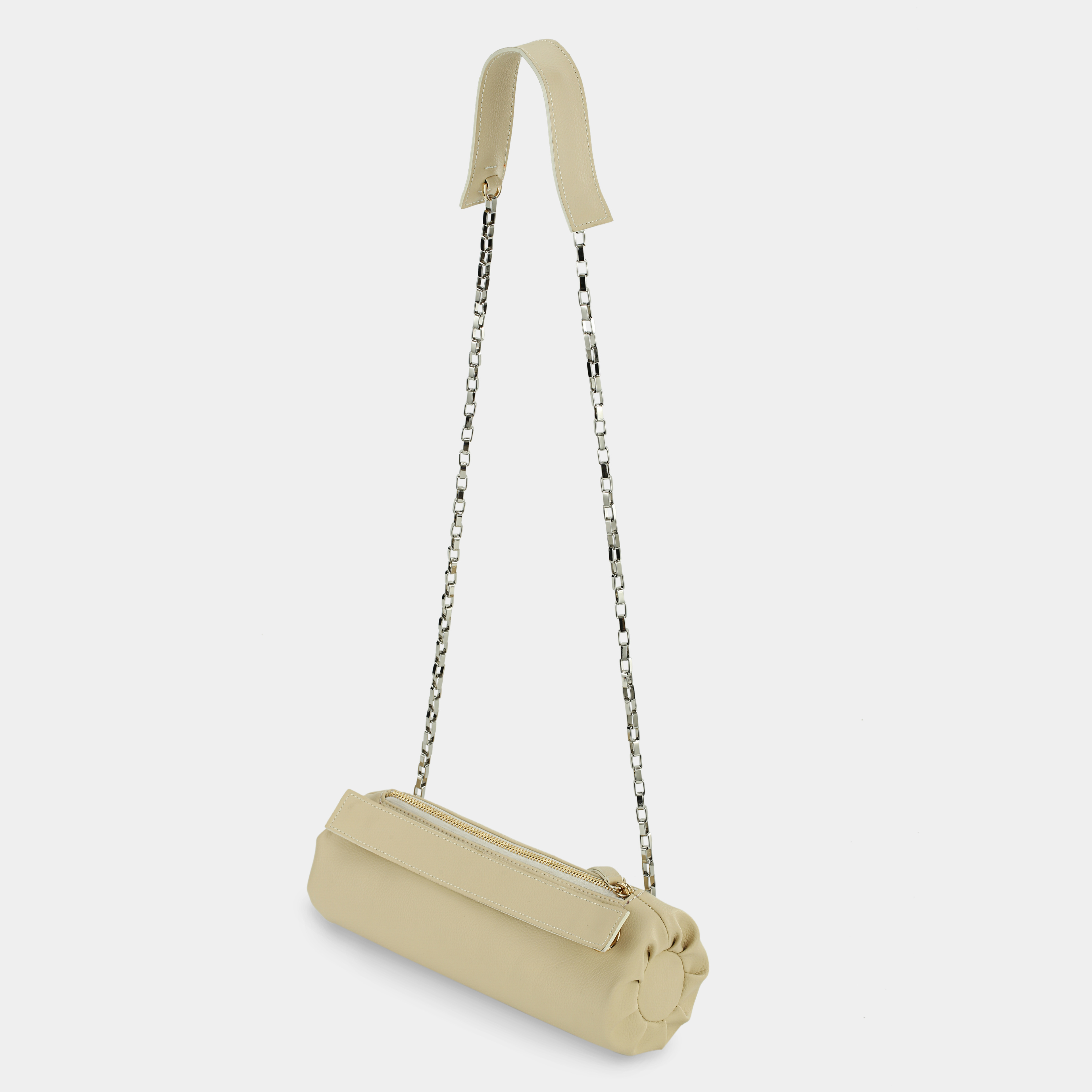 Bag Flower Log Short size in Light Beige