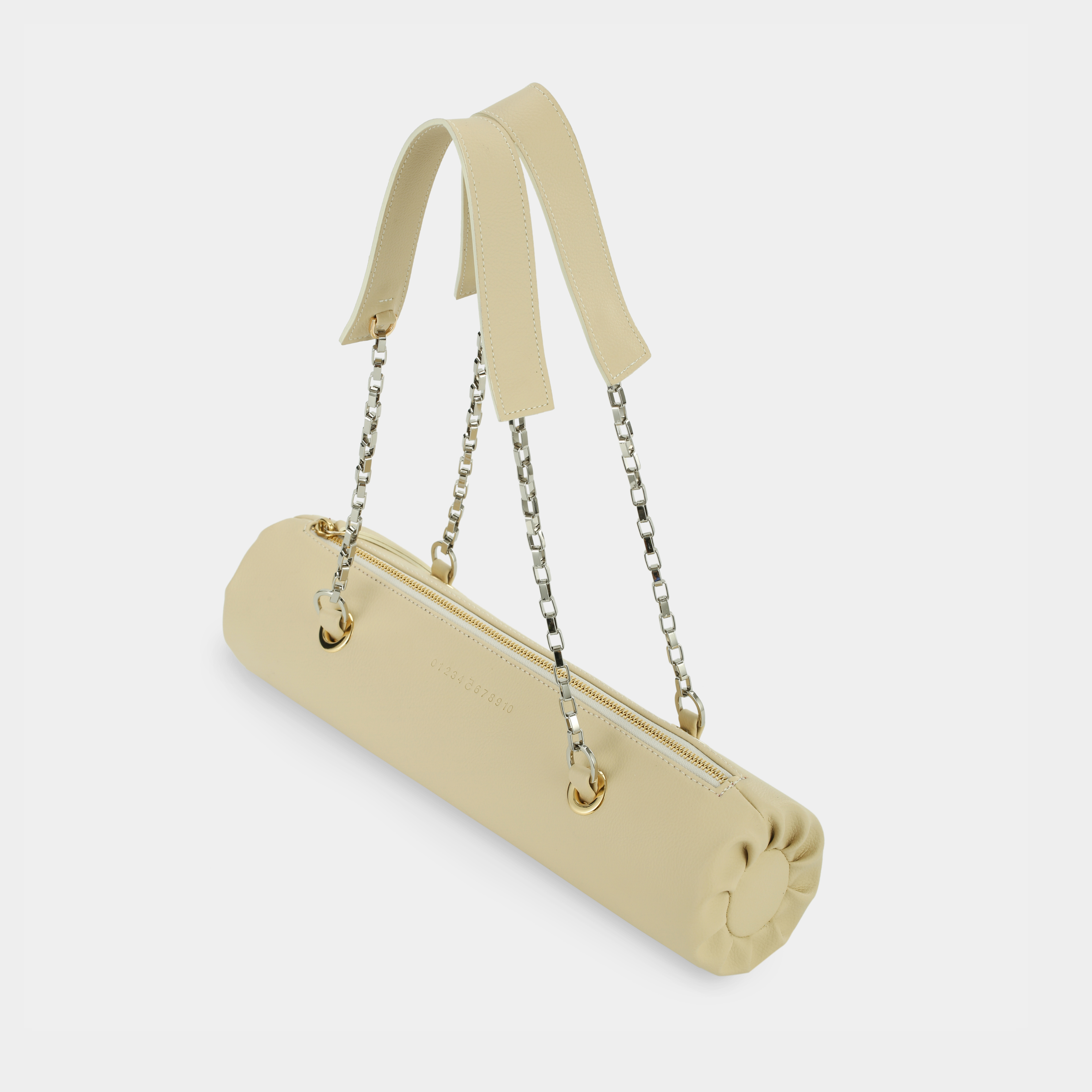 Bag Flower Log Long size in Light Beige