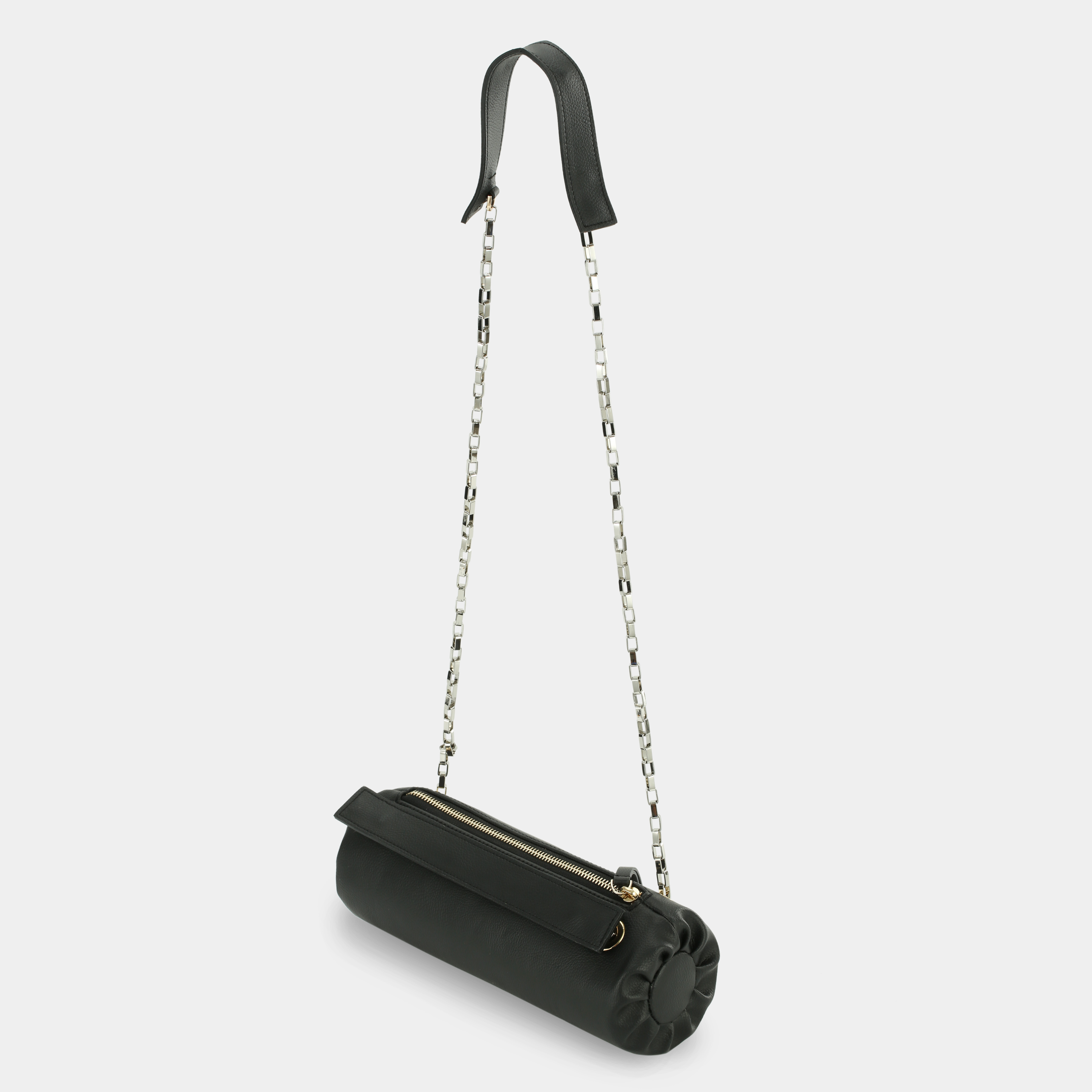 Bag Flower Log Short size in Black