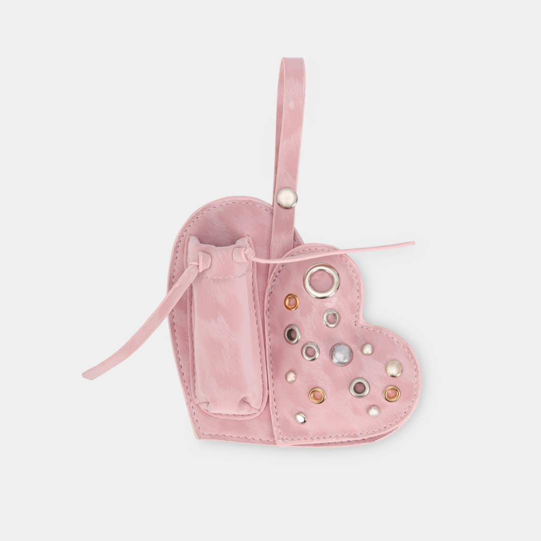 Phụ kiện trái tim Eyelet Lipstick màu Da Beo Hồng