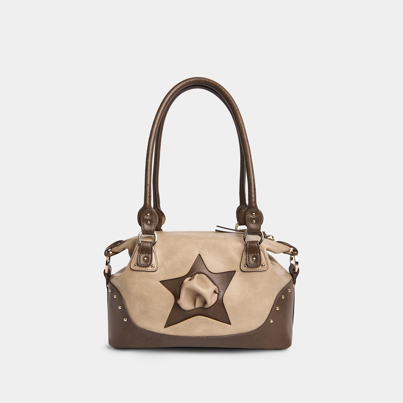 Túi xách Y2K STAR màu Be tối x Cacao