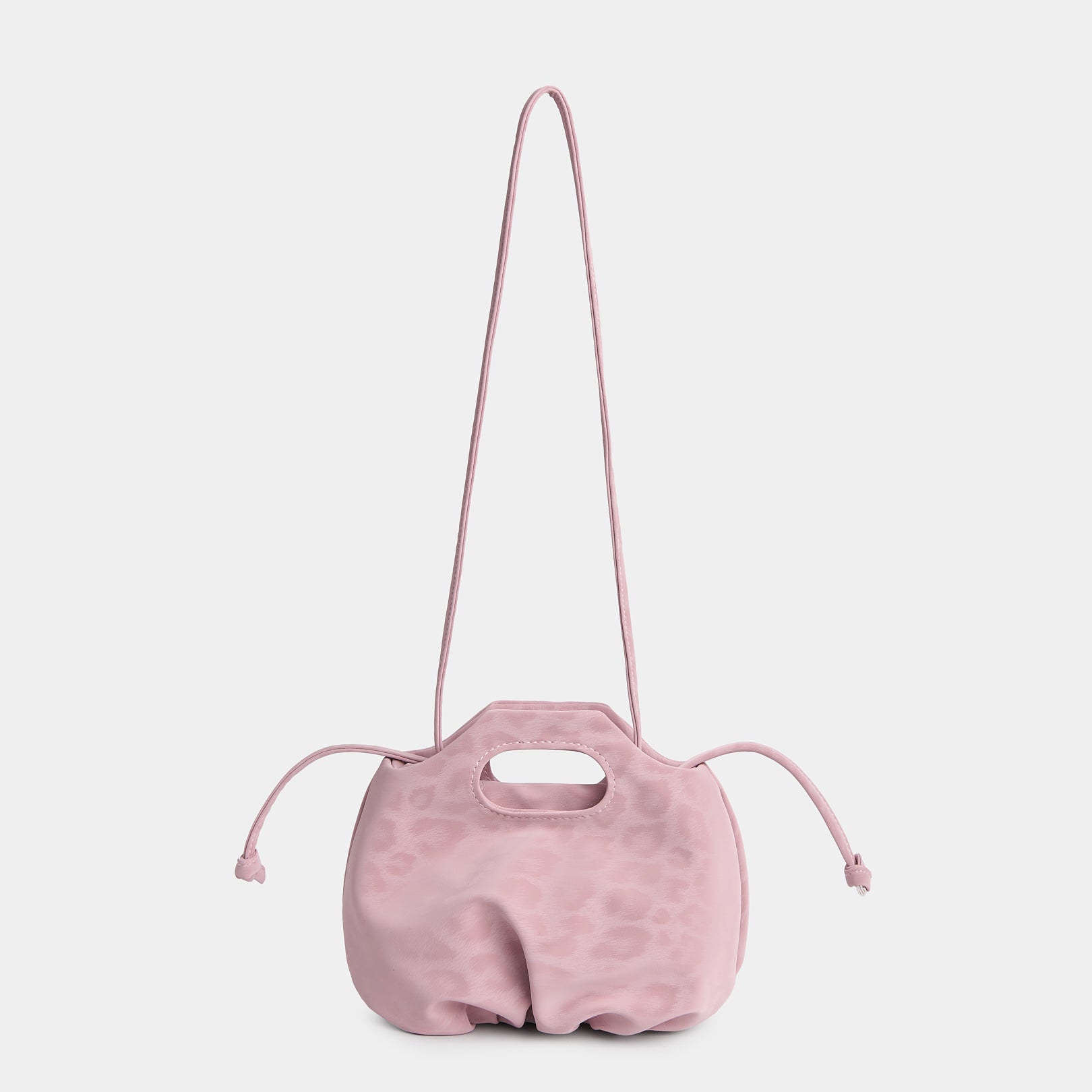 Túi xách MINI FLOWER màu Da Beo Hồng