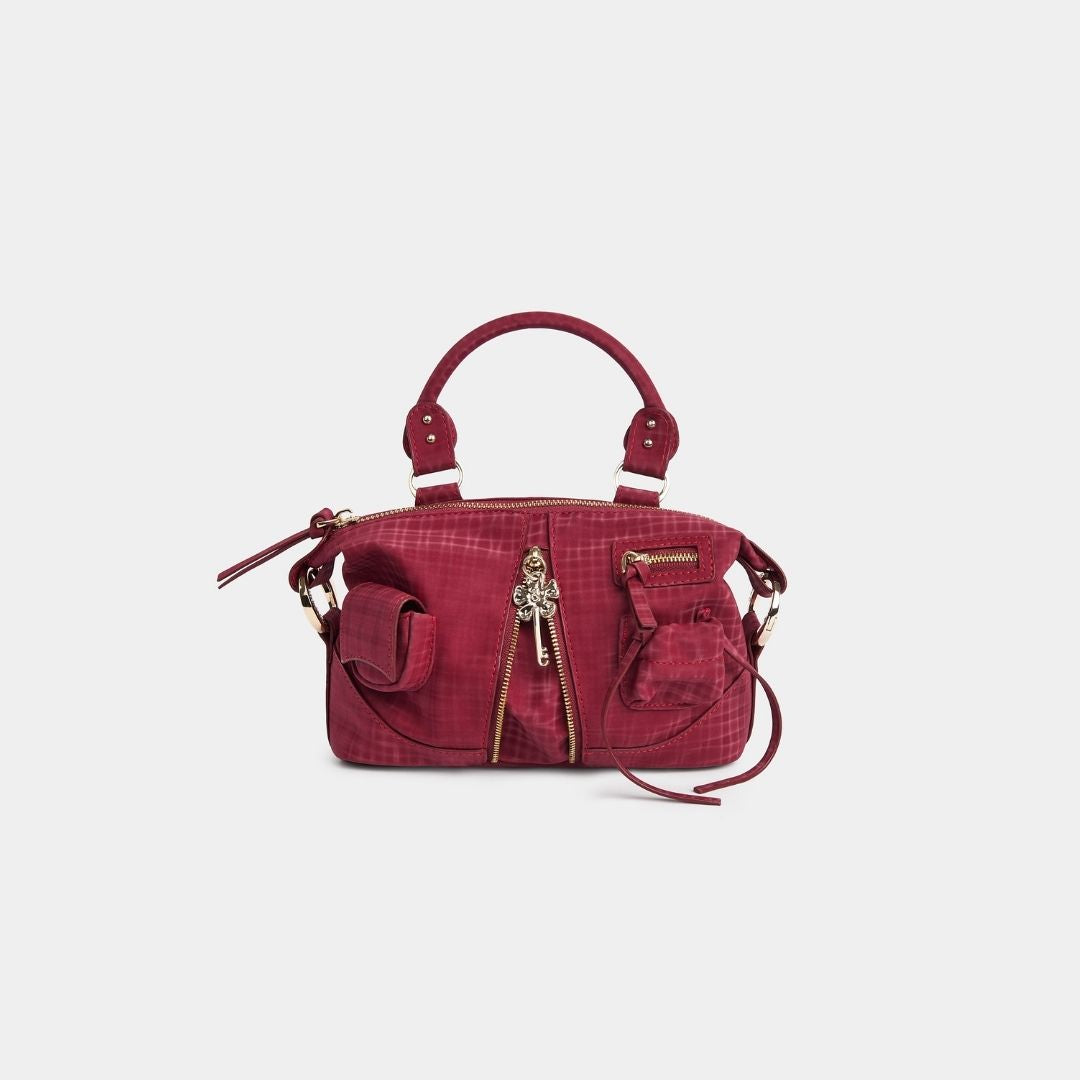 Túi xách Mini Y2K POCKET màu Đỏ Caro