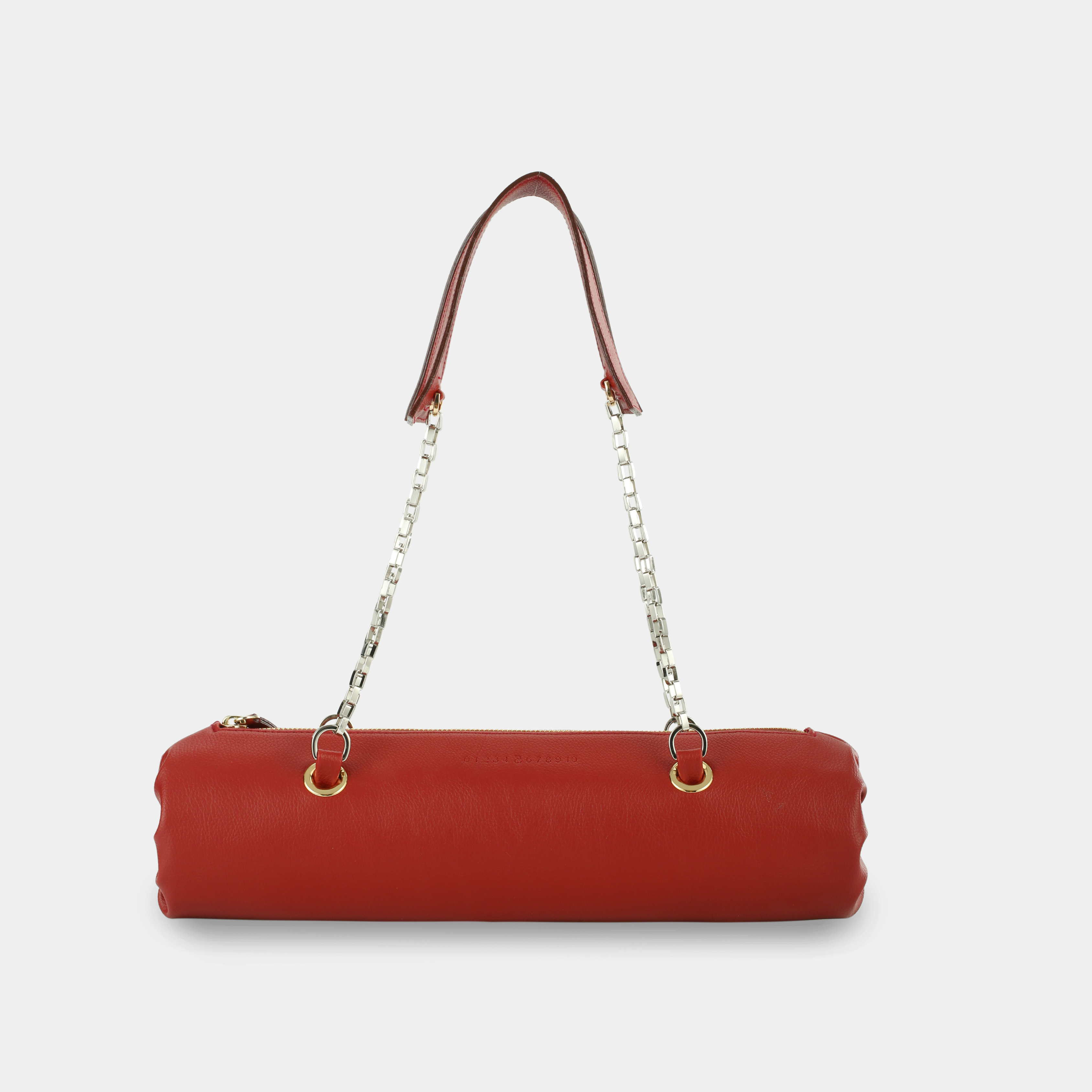 Bag Flower Log Long size in Red