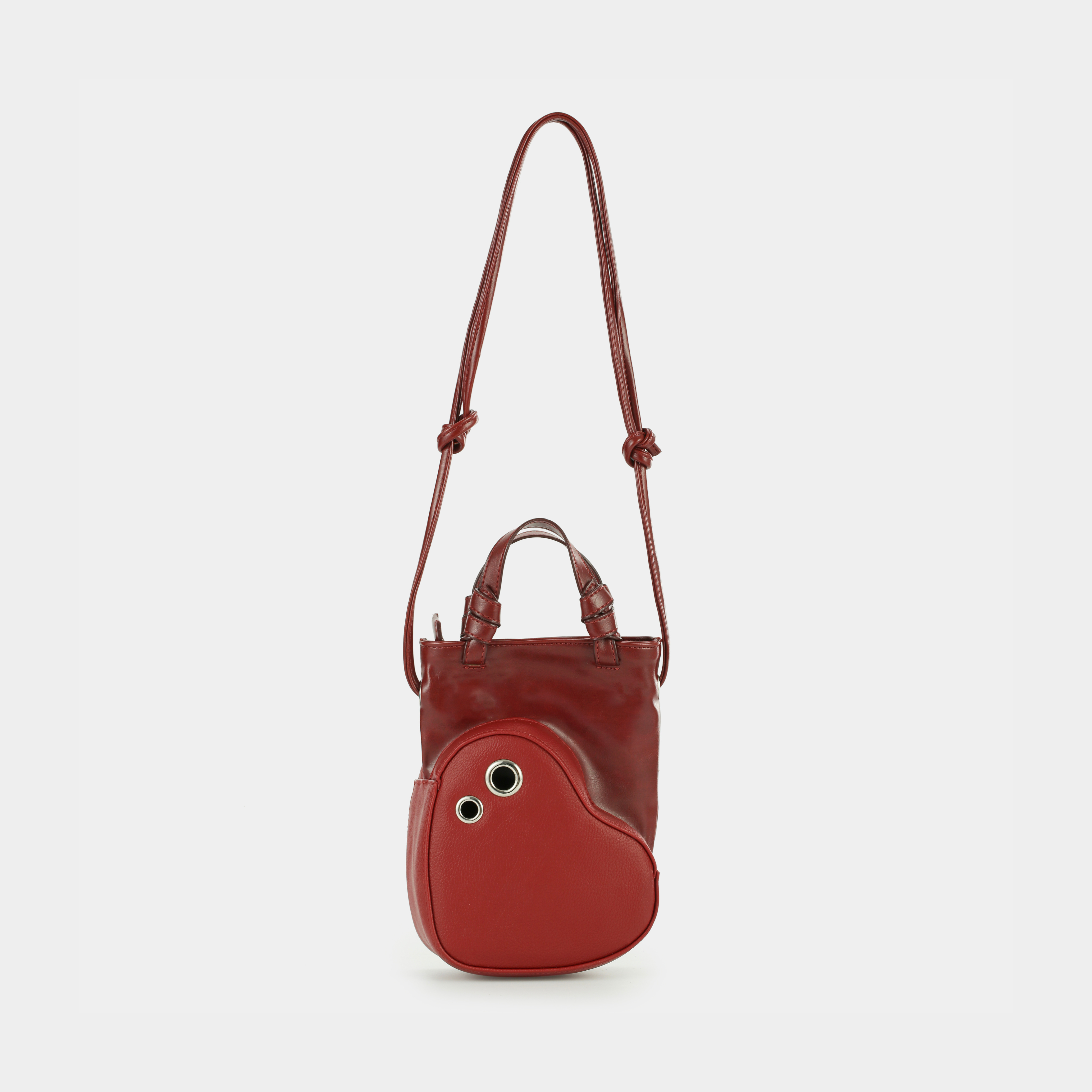 Growing Heart red handbag