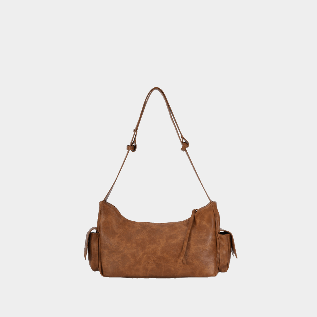 Túi xách C5-Pocket size (M) màu Nâu Vân