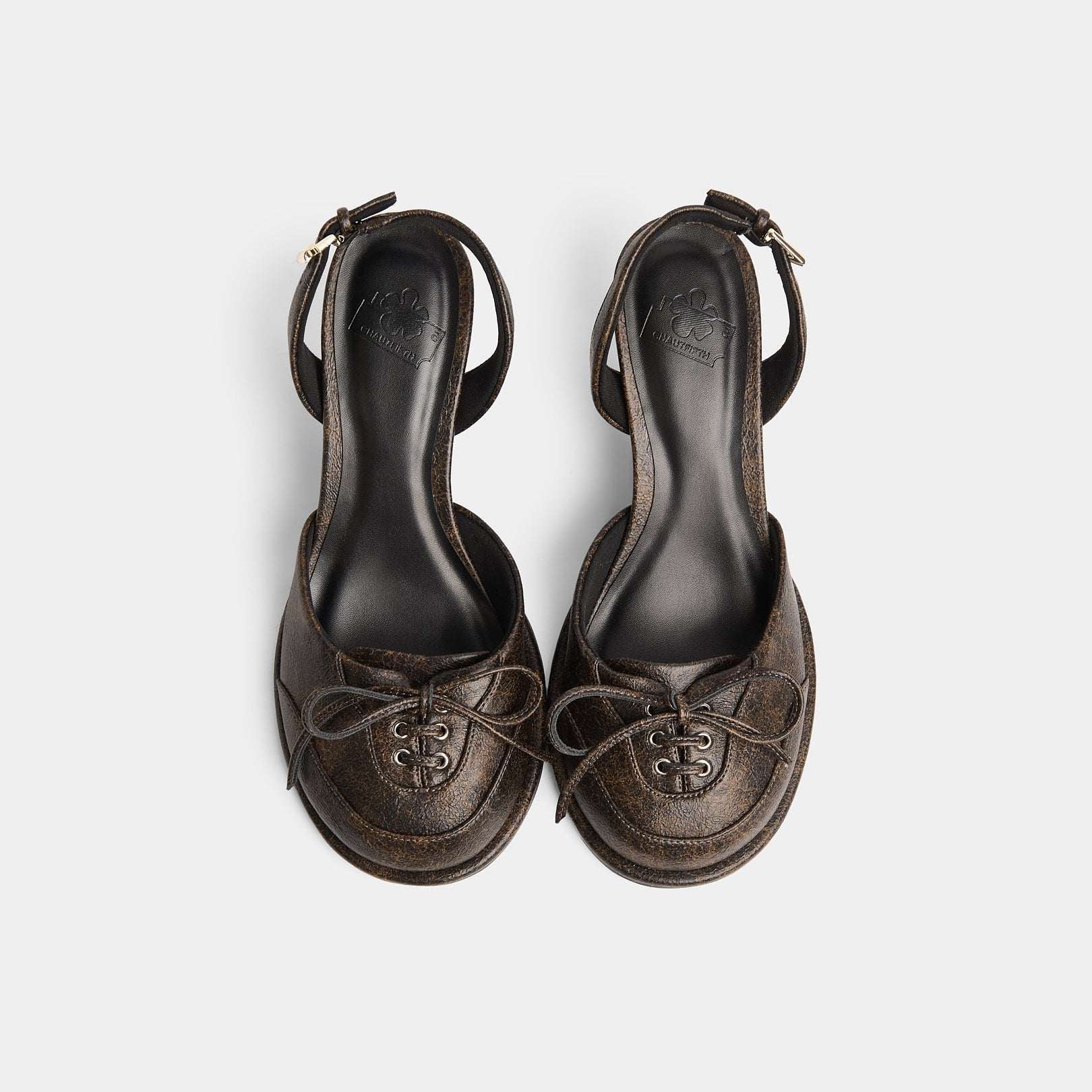 Giày BUBBLE 70 SLINGBACK PUMPS màu Nâu Đen Đốm