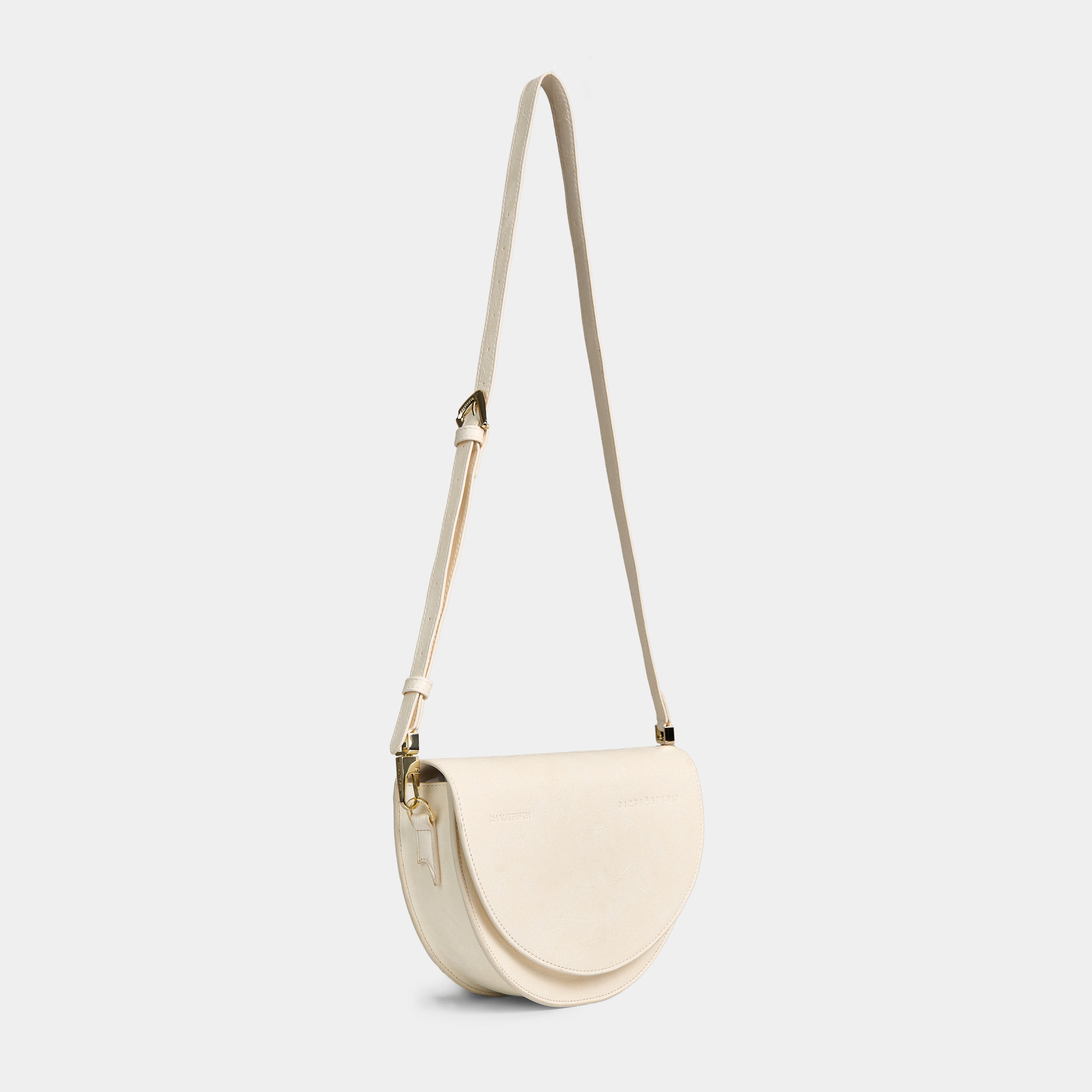 Bag DEMI Cream White with texture