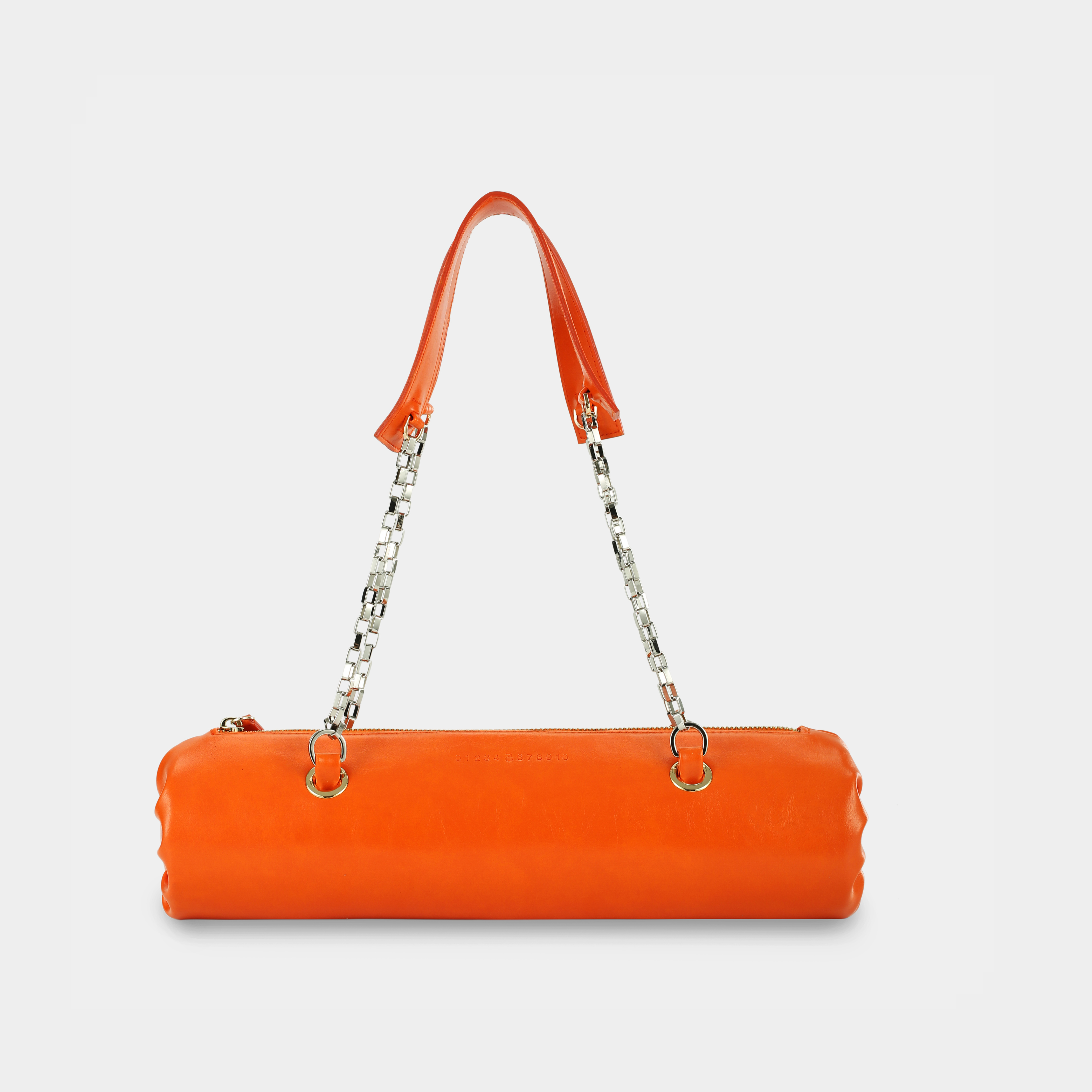 Bag Flower Log Long size in Neon Orange