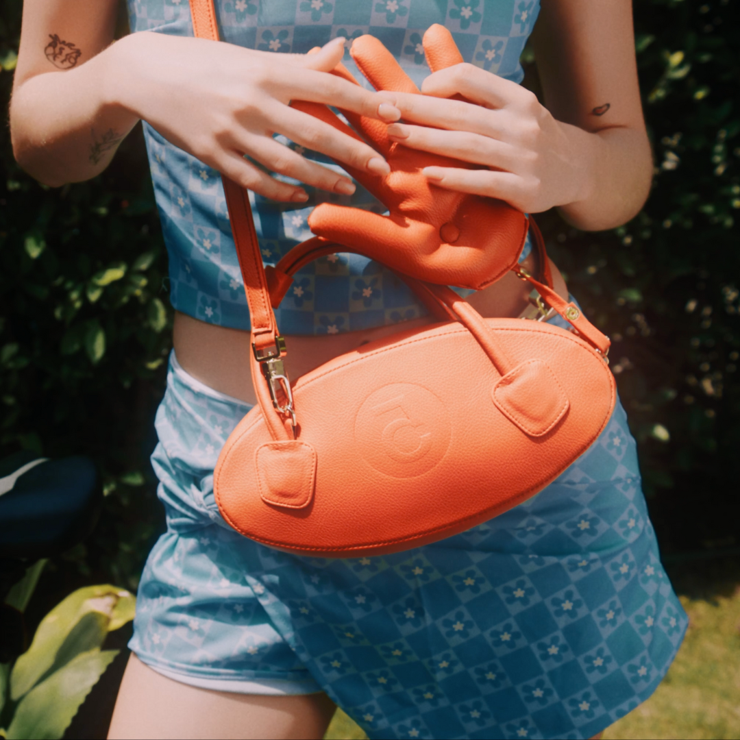 Butter blue EGG handbag