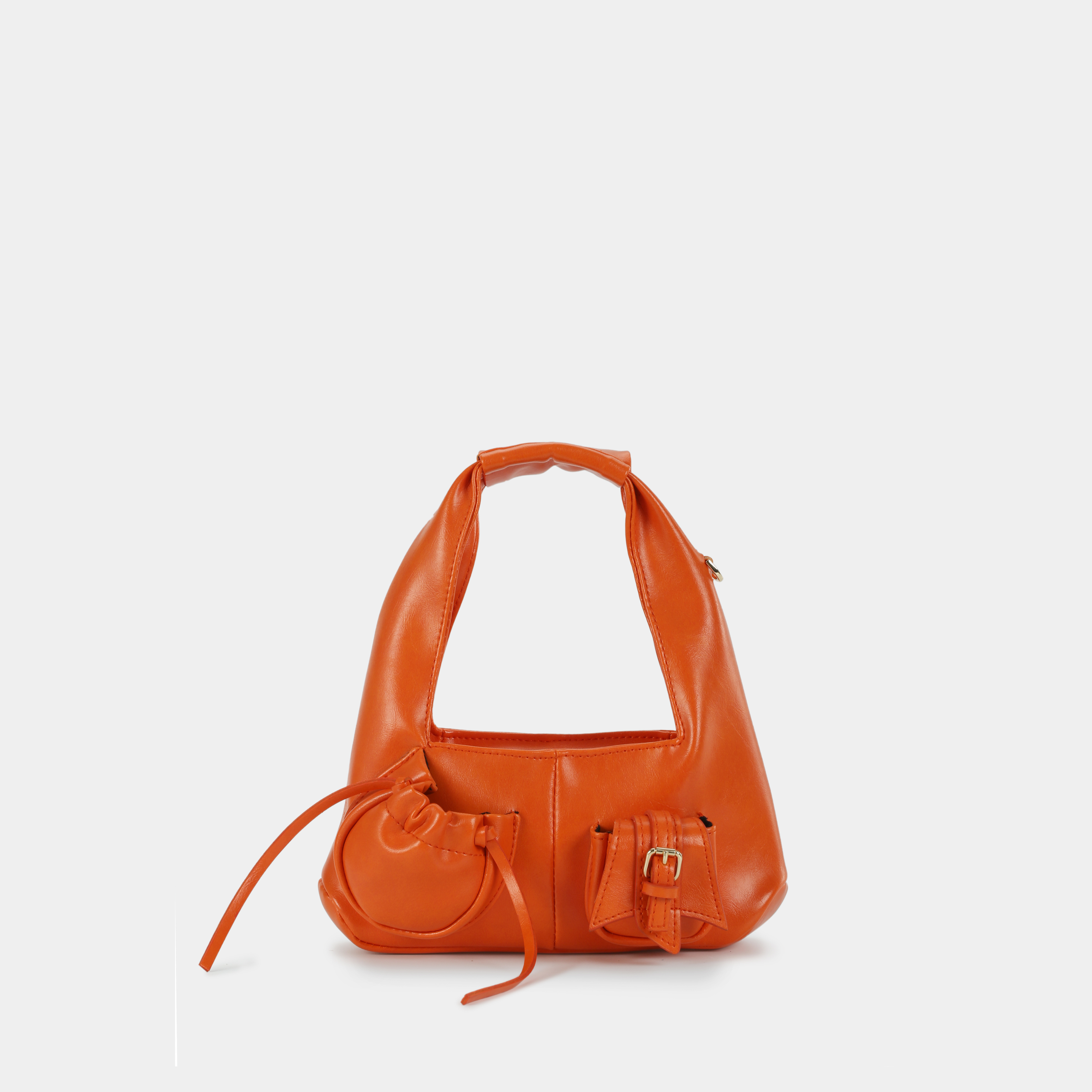 Túi xách hobo C2-pocket Mini màu Cam Neon