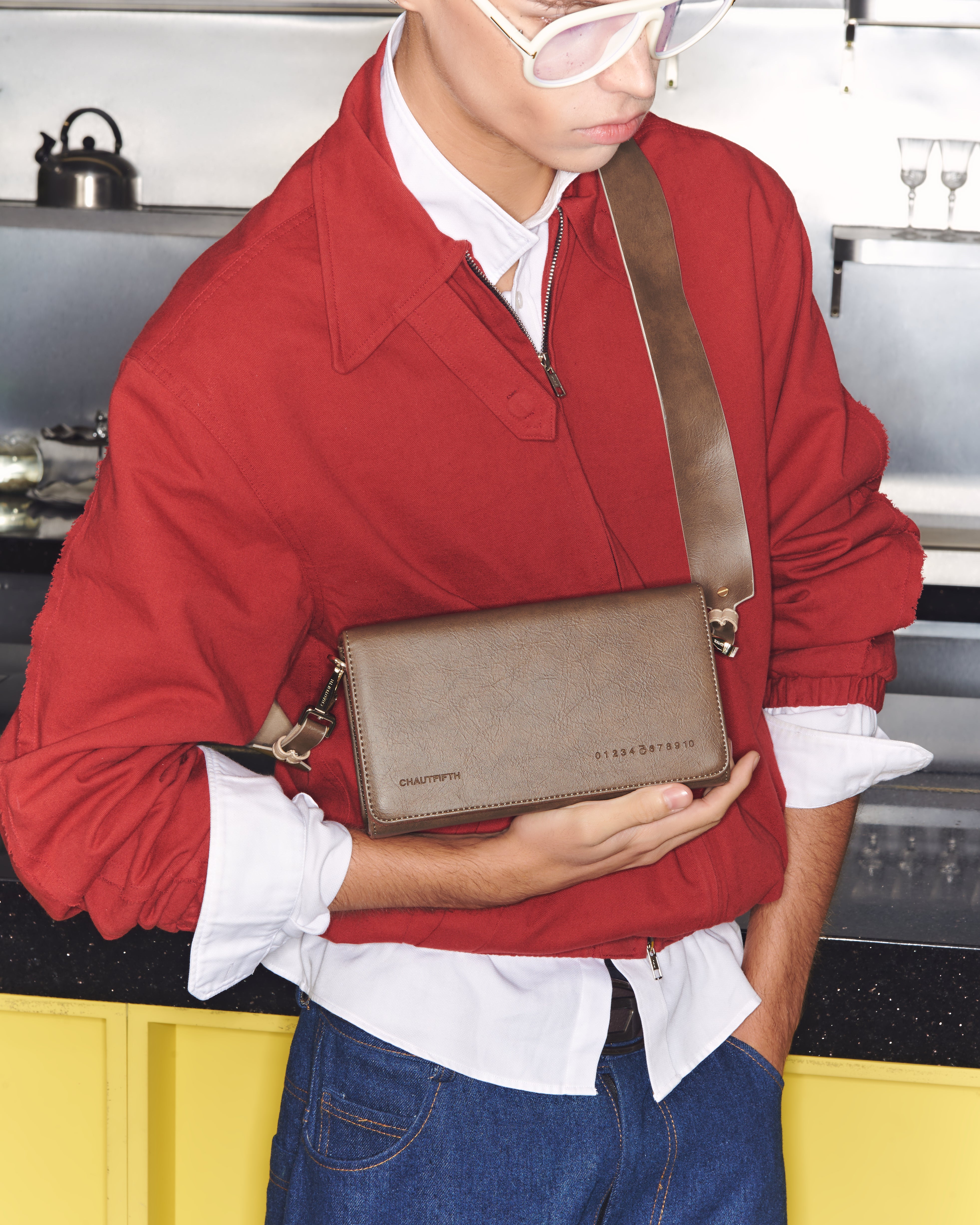 Bag KAMELEON in Dark Beige