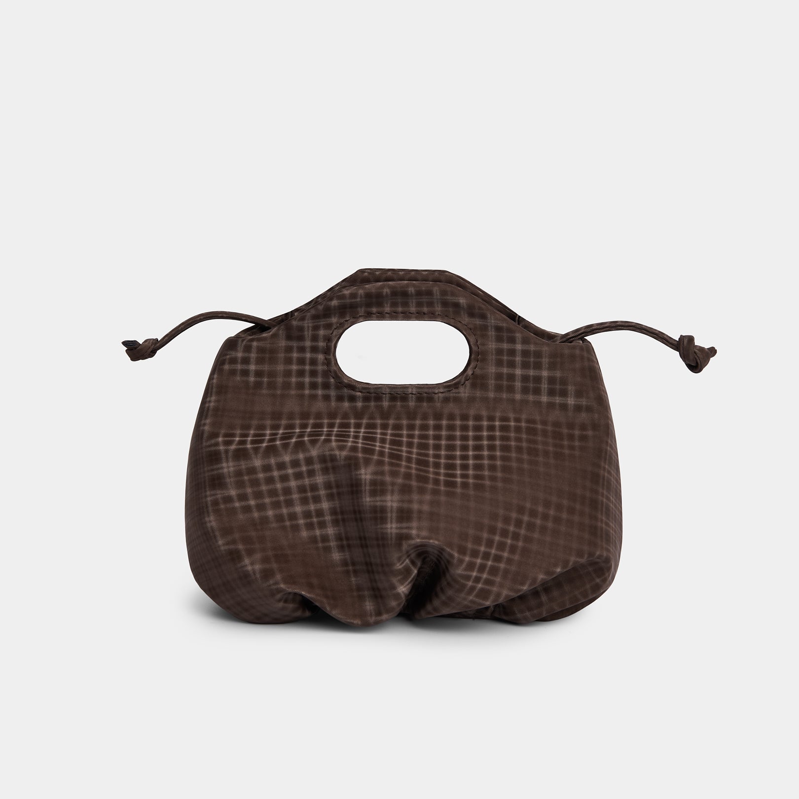 Bag Mini Flower Brown Checked