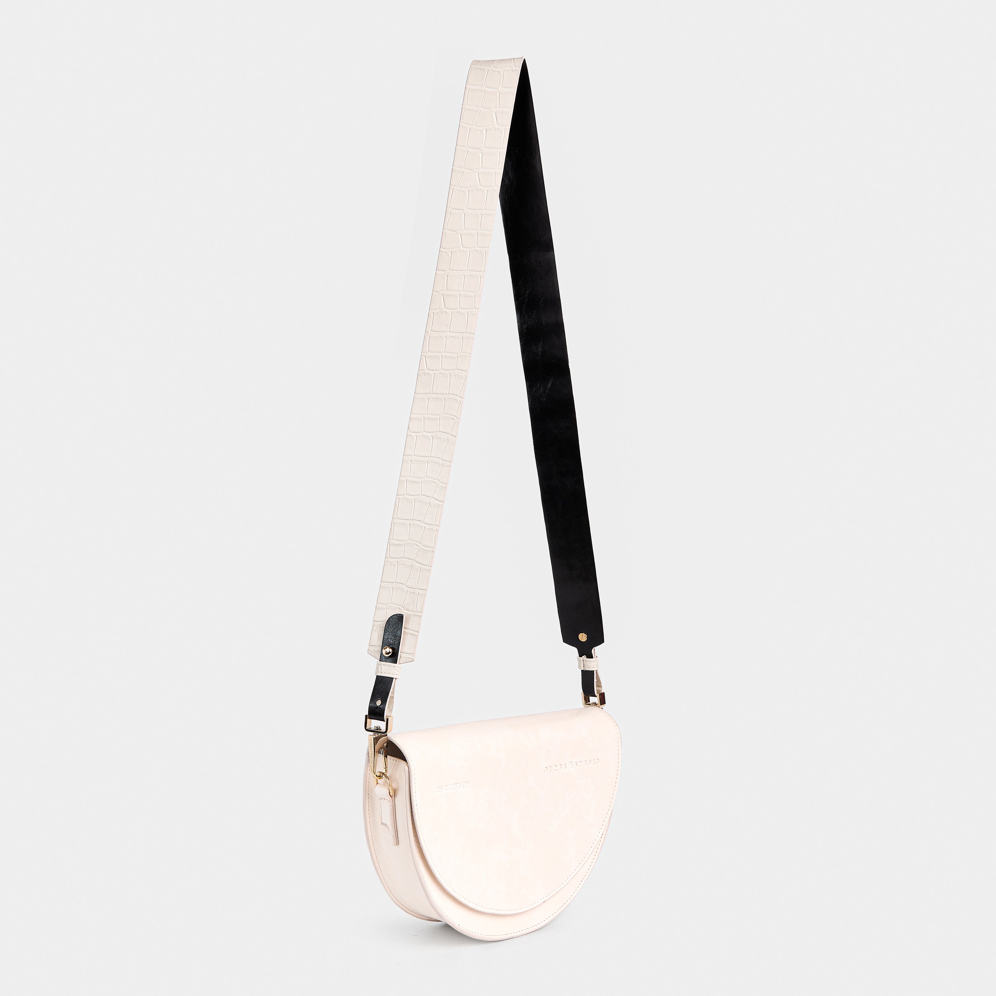 Bag DEMI Cream White with texture