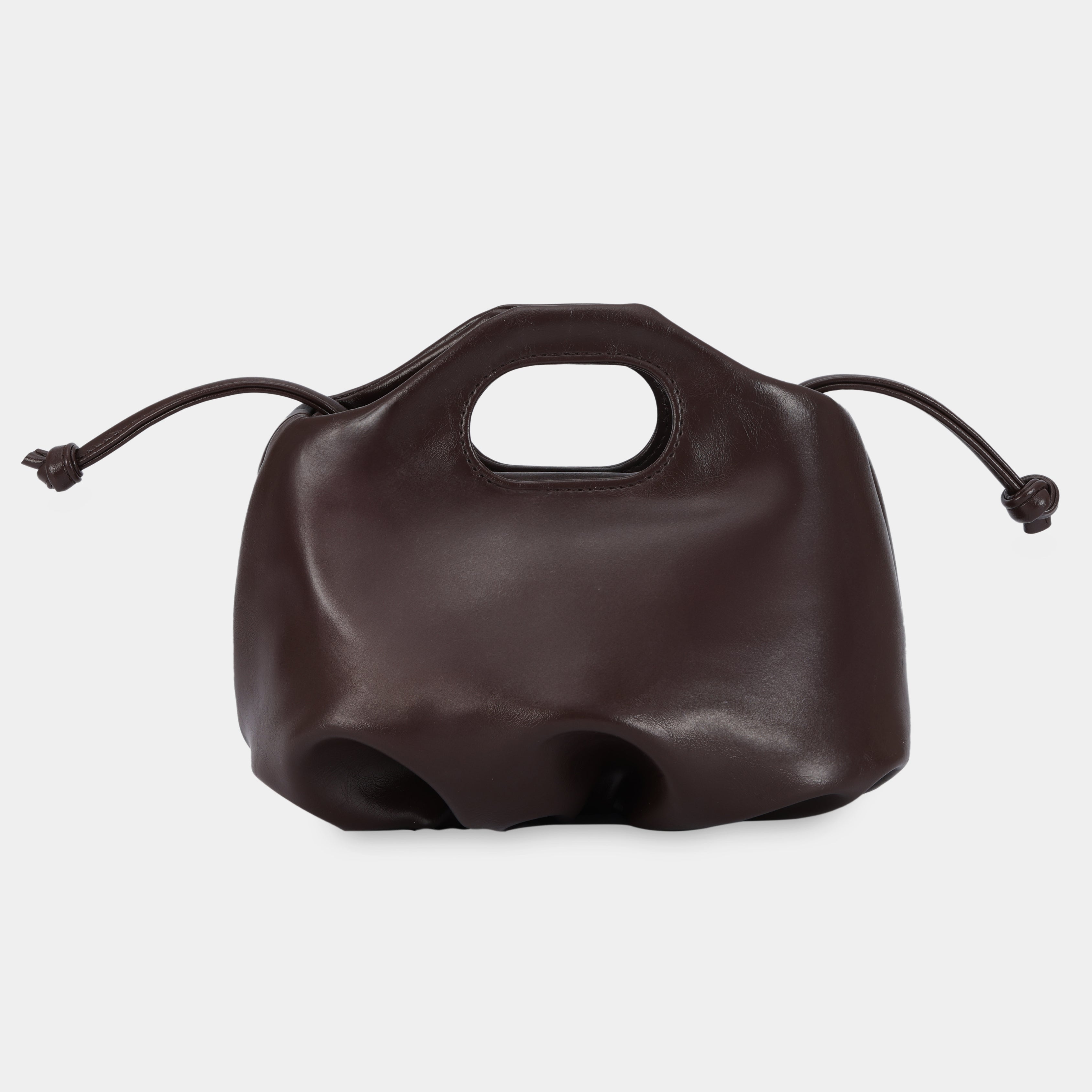 Bag Mini Flower Chocolate brown