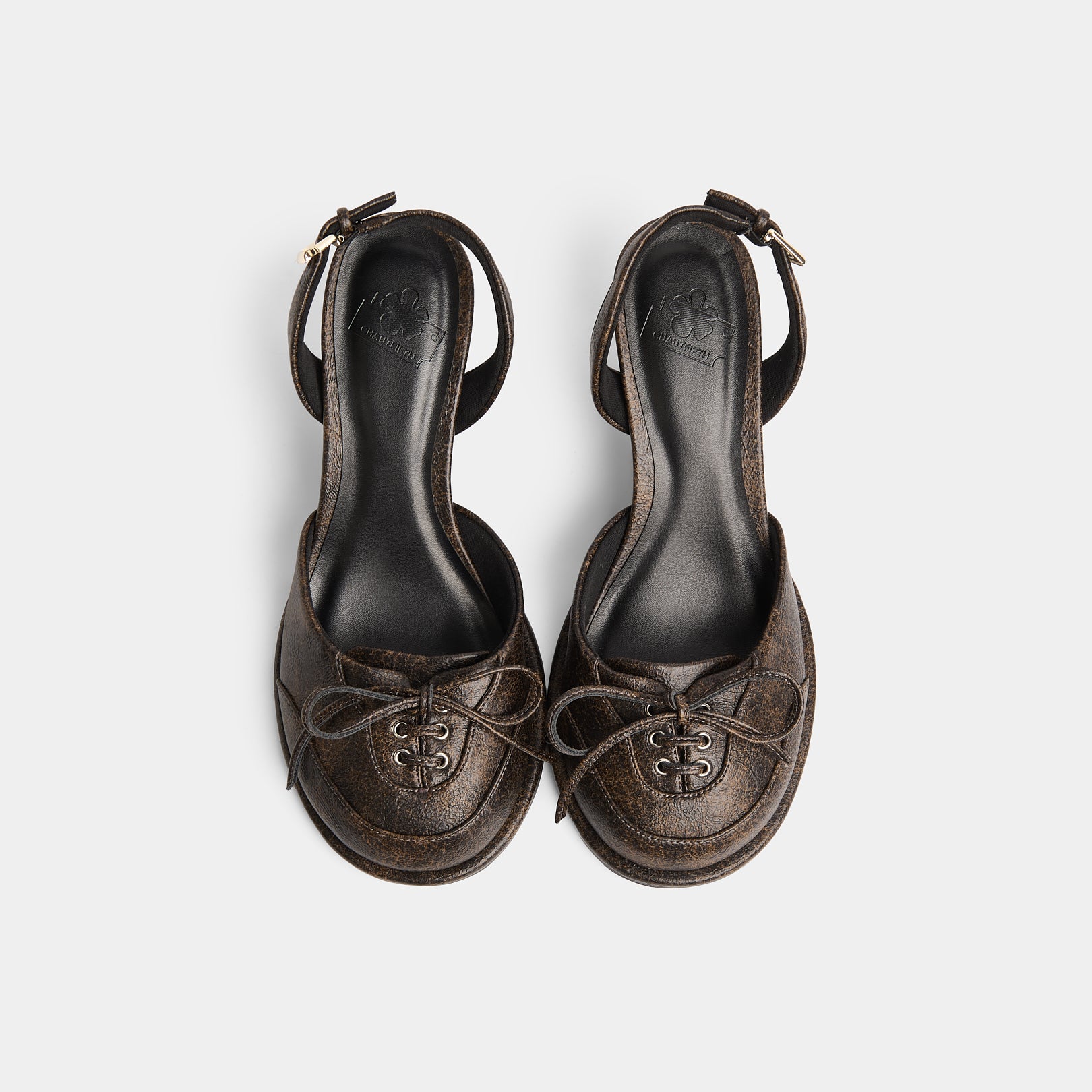 Giày BUBBLE 70 SLINGBACK PUMPS màu Nâu Đen Đốm