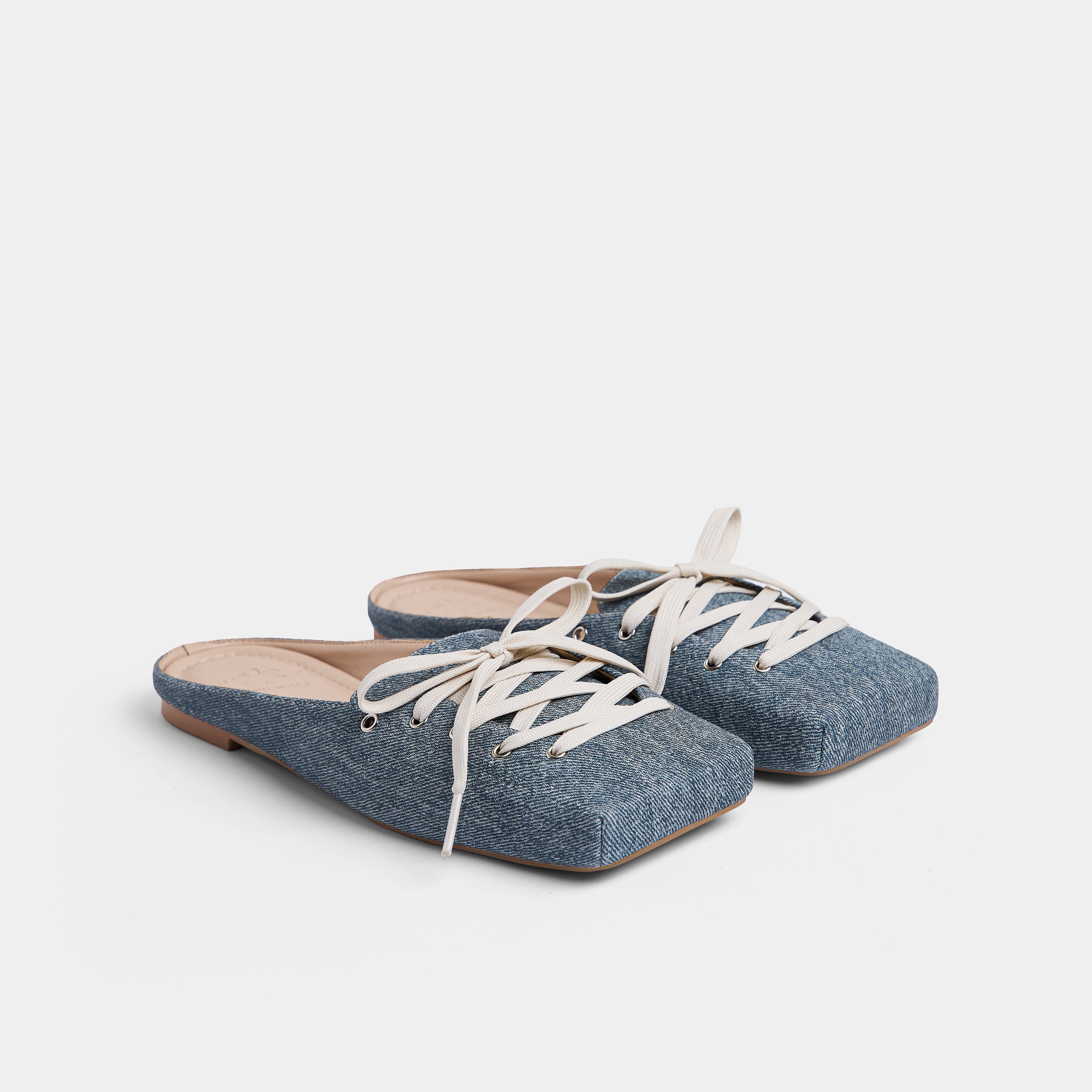 Shoes Middle ballet flat mules in Denim