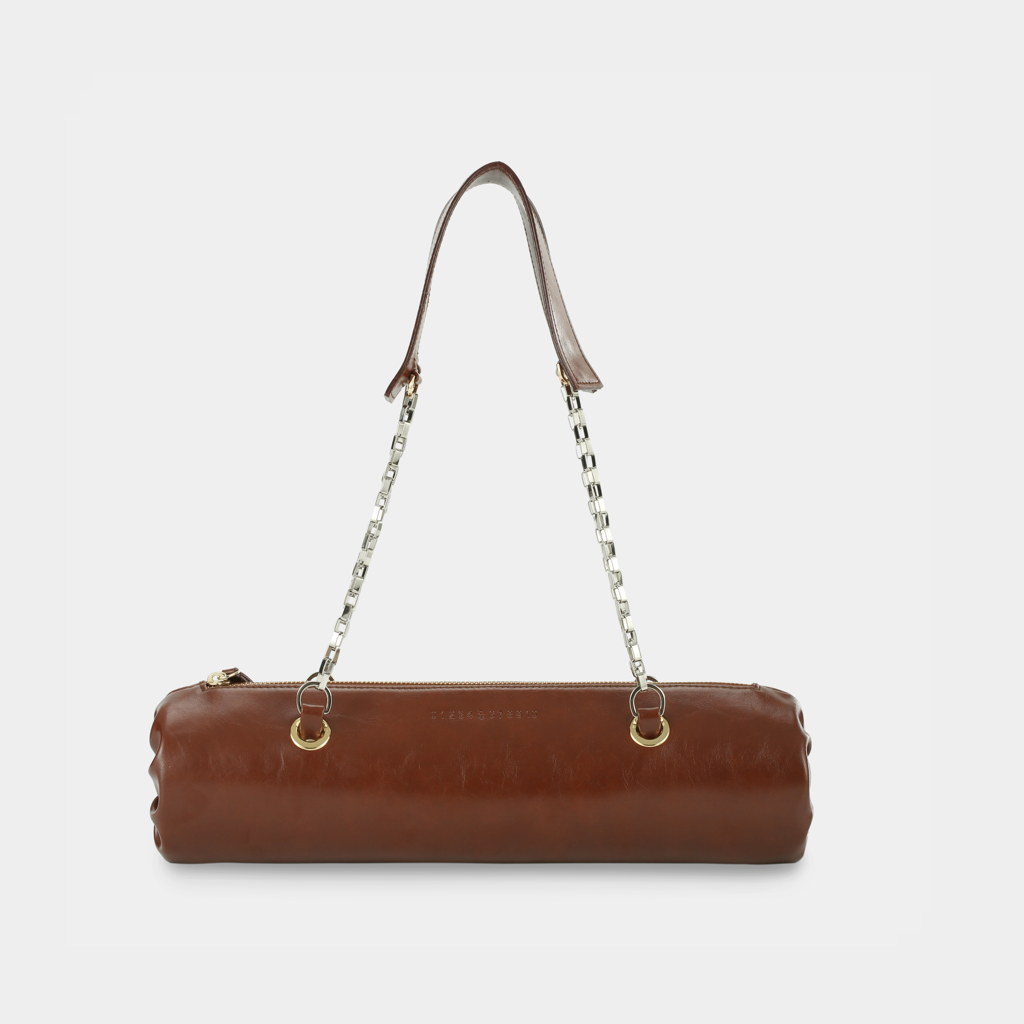 Bag Flower Log Long size in Dark Brown