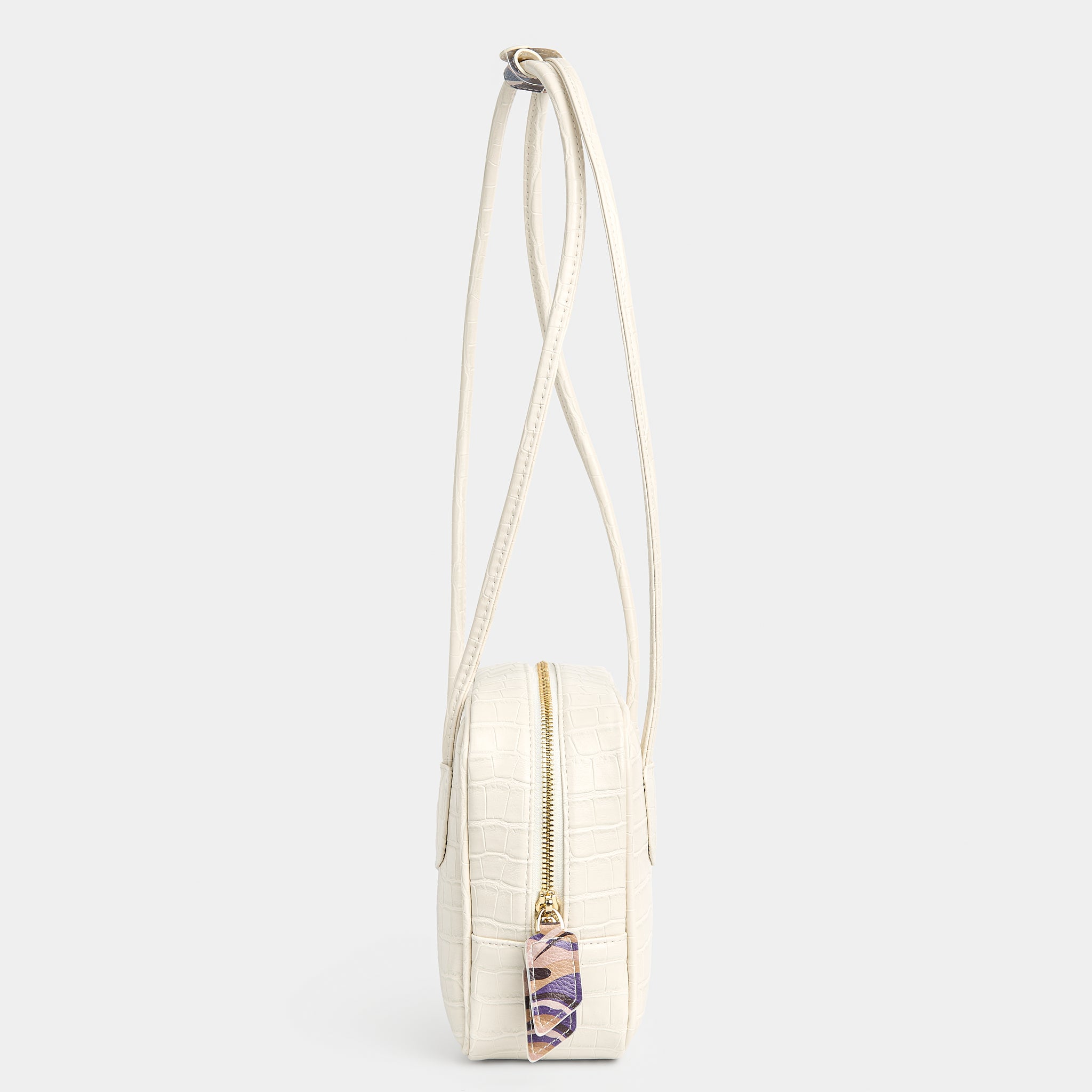 Bag Sandwich Crocodile White Cream - Art Edition