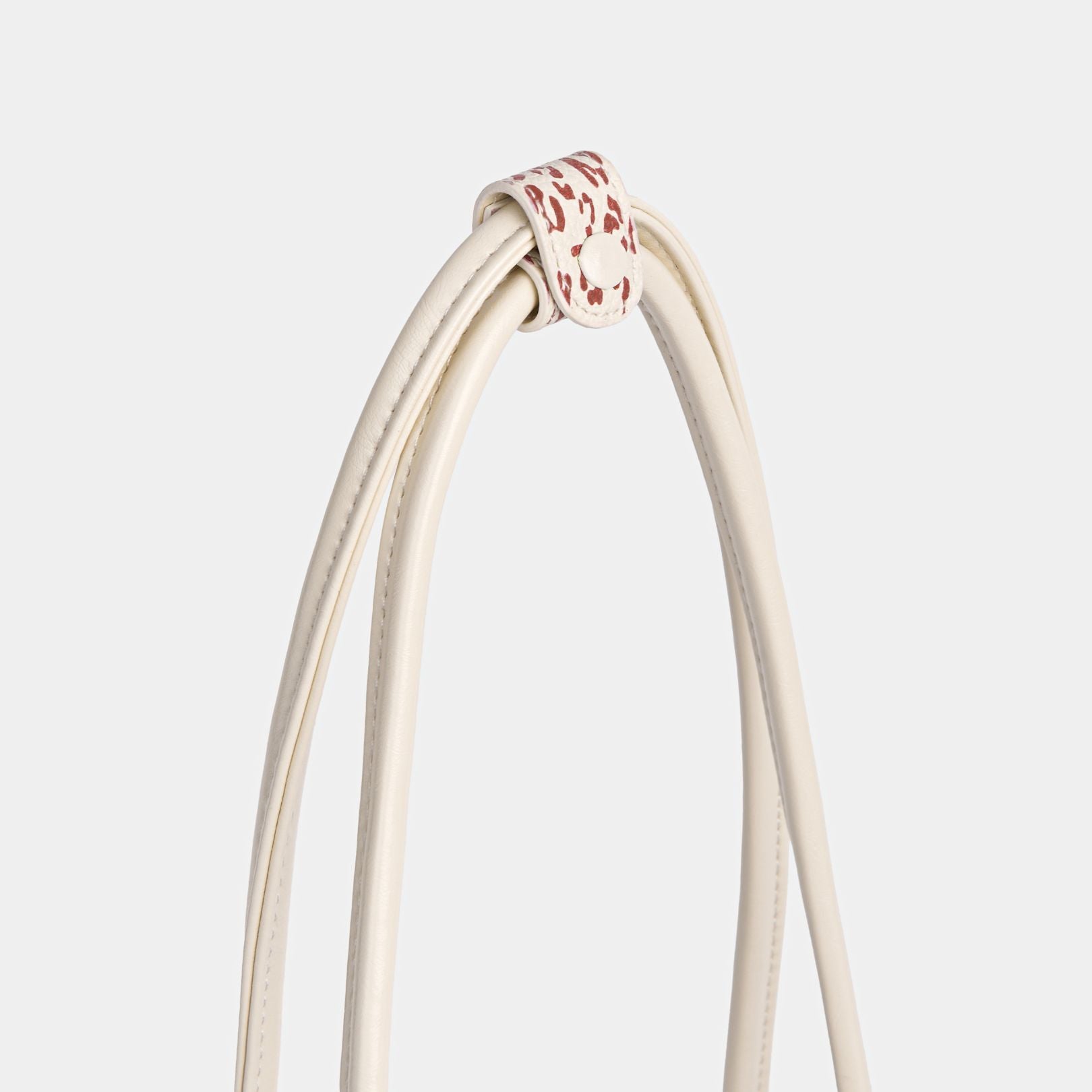 Túi xách HASO Basket màu Trắng kem họa tiết