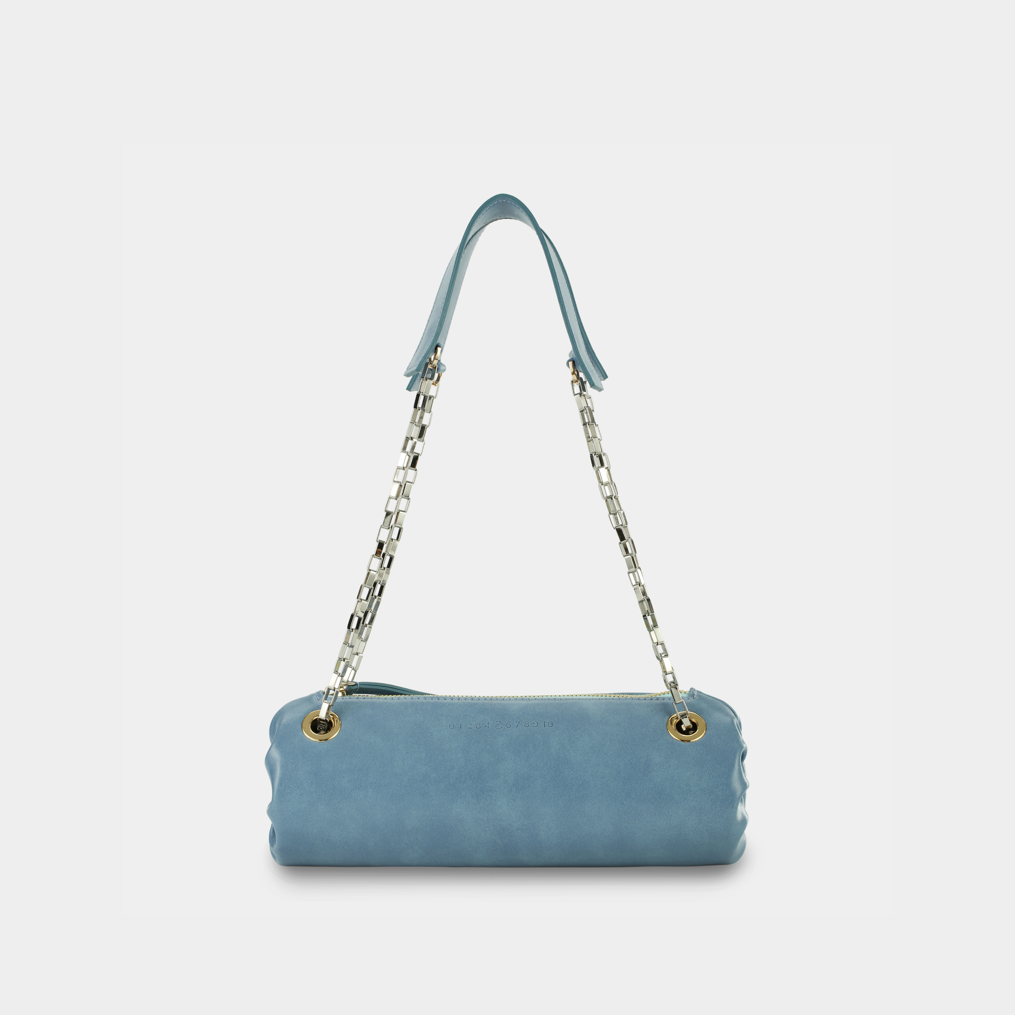 Bag Flower Log Short size in Blue Pastel