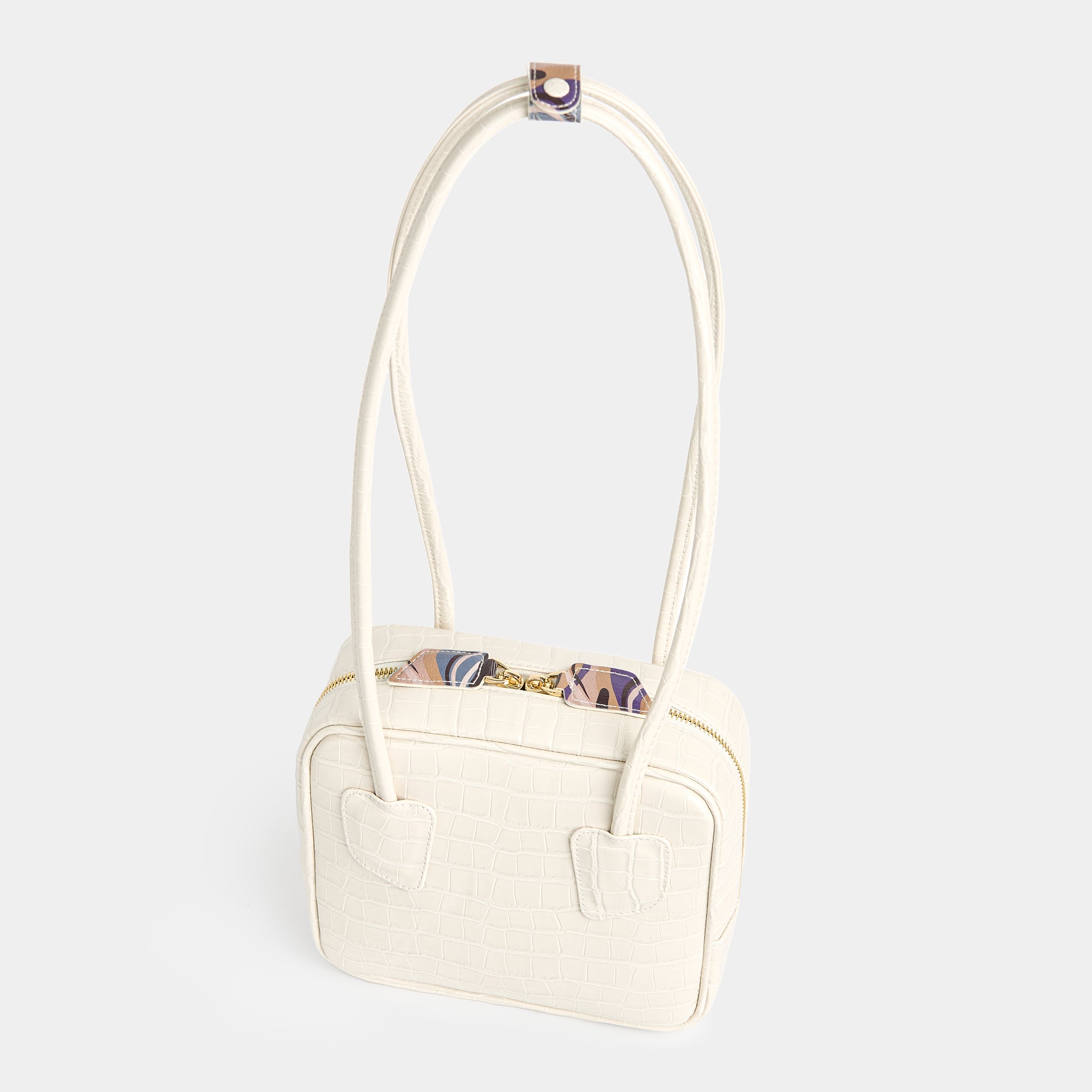 Bag Sandwich Crocodile White Cream - Art Edition