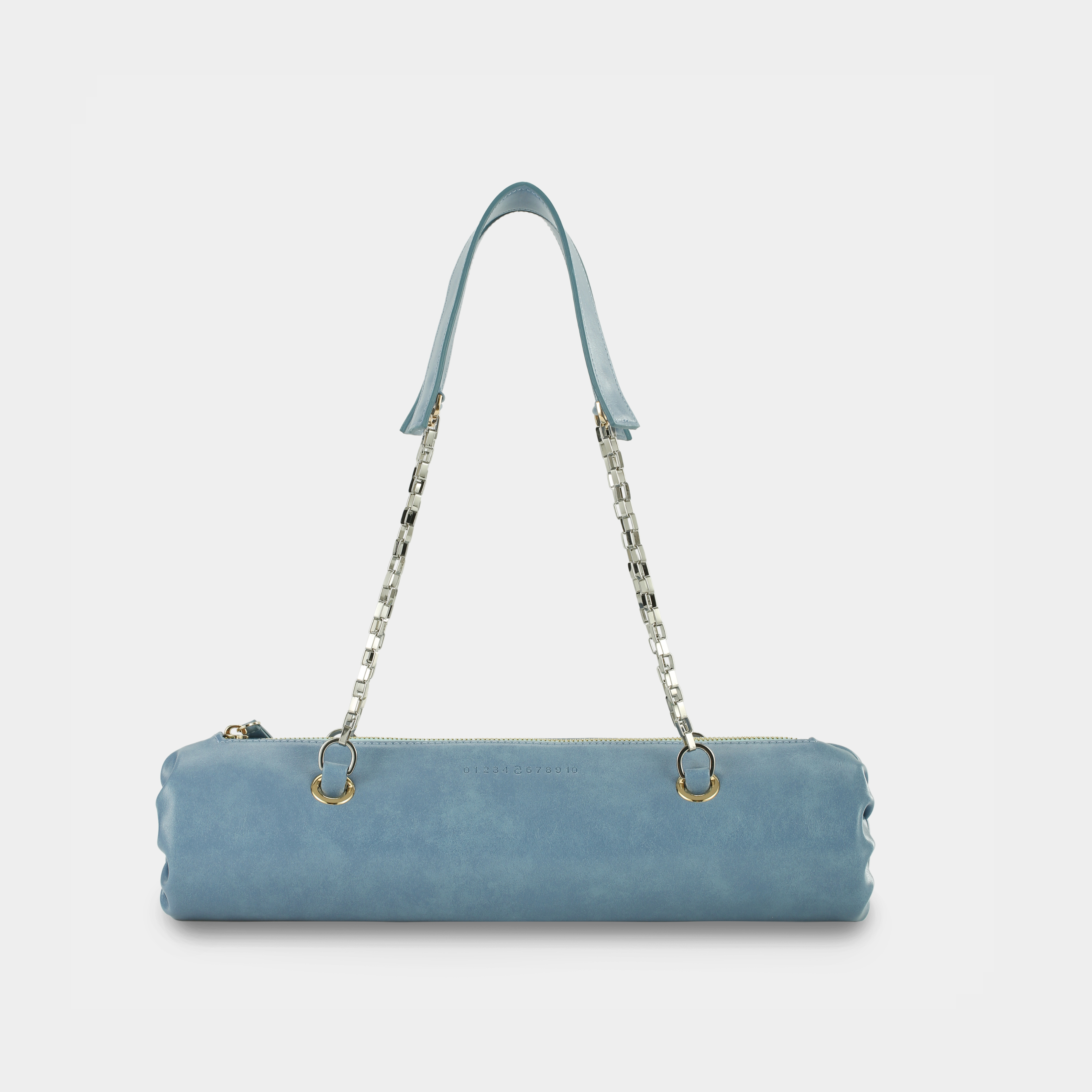 Bag Flower Log Long size in Blue Pastel
