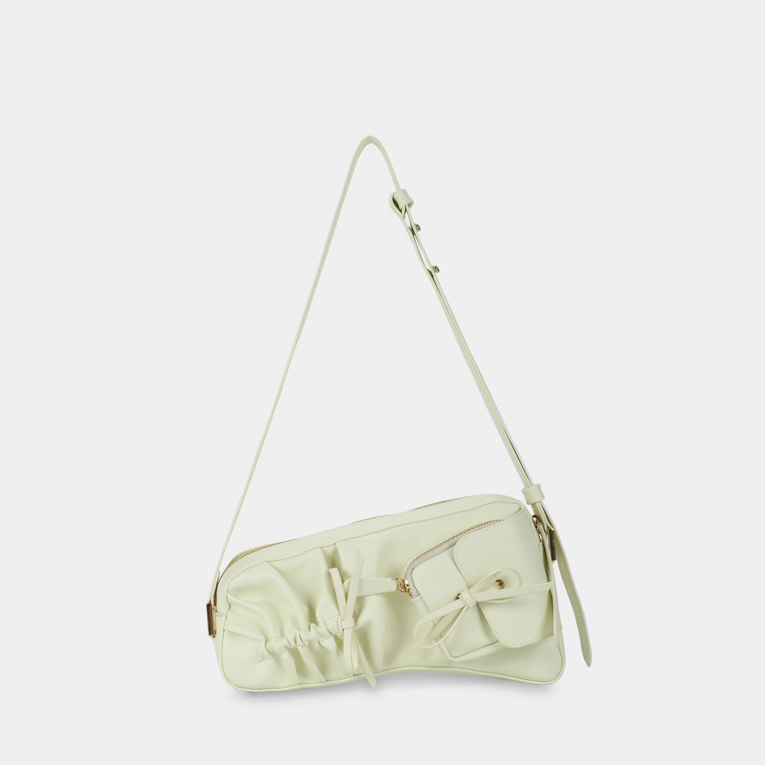 Freely Bag with Bow in White