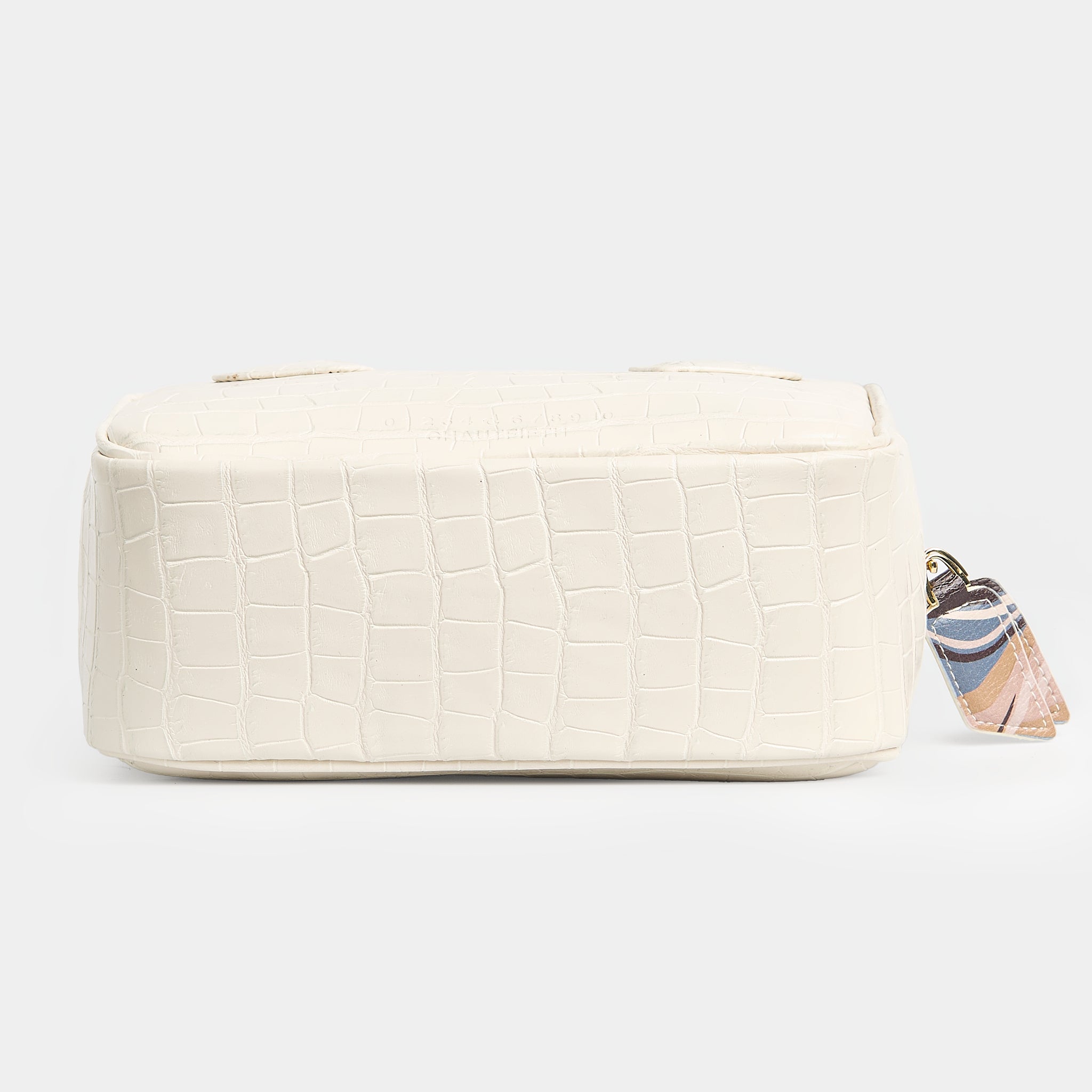 Bag Sandwich Crocodile White Cream - Art Edition