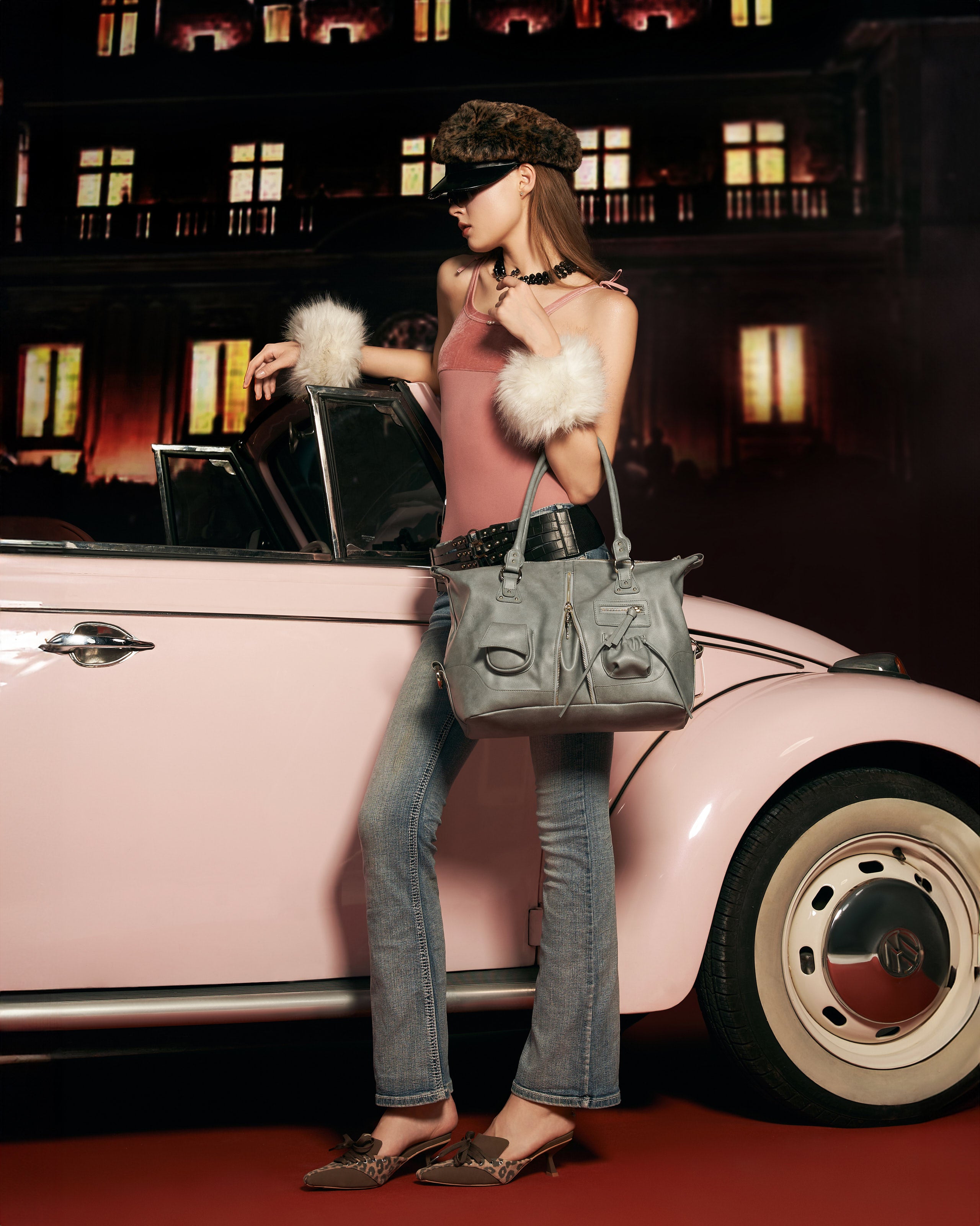 Bag Y2K POCKET Cement Blue