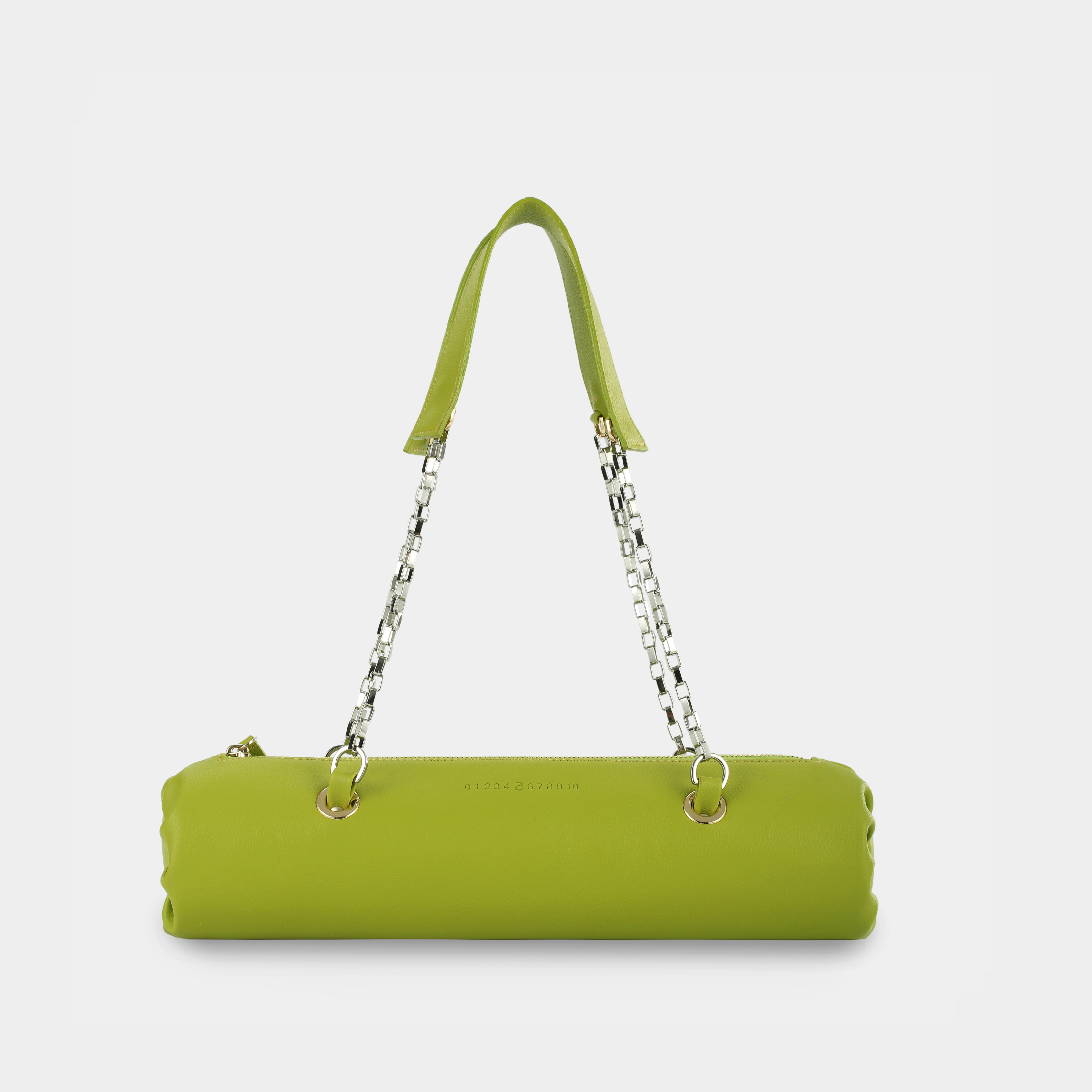 Bag Flower Log Long size in Avocado Green
