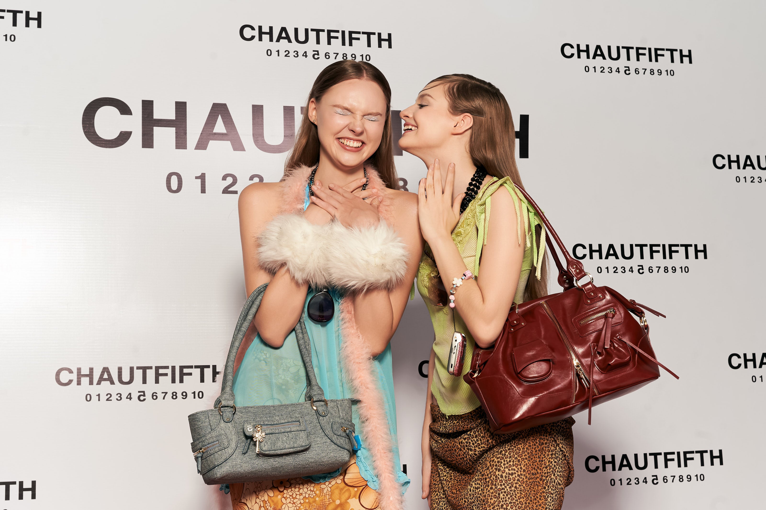 Bag Y2K POCKET Speckled Brown-Black