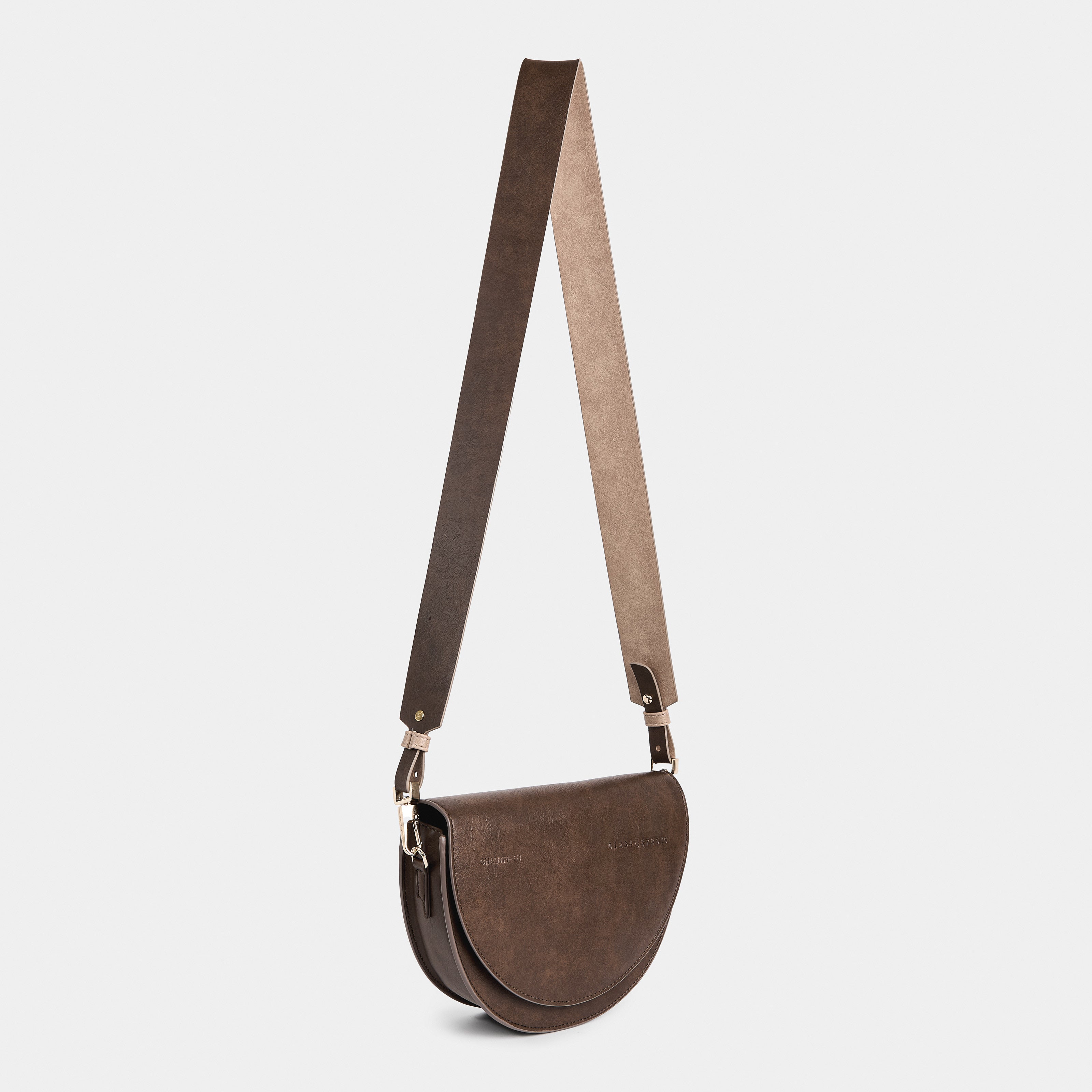 Strap 4CM WIDE BAG Dark Beige x Light Cacao