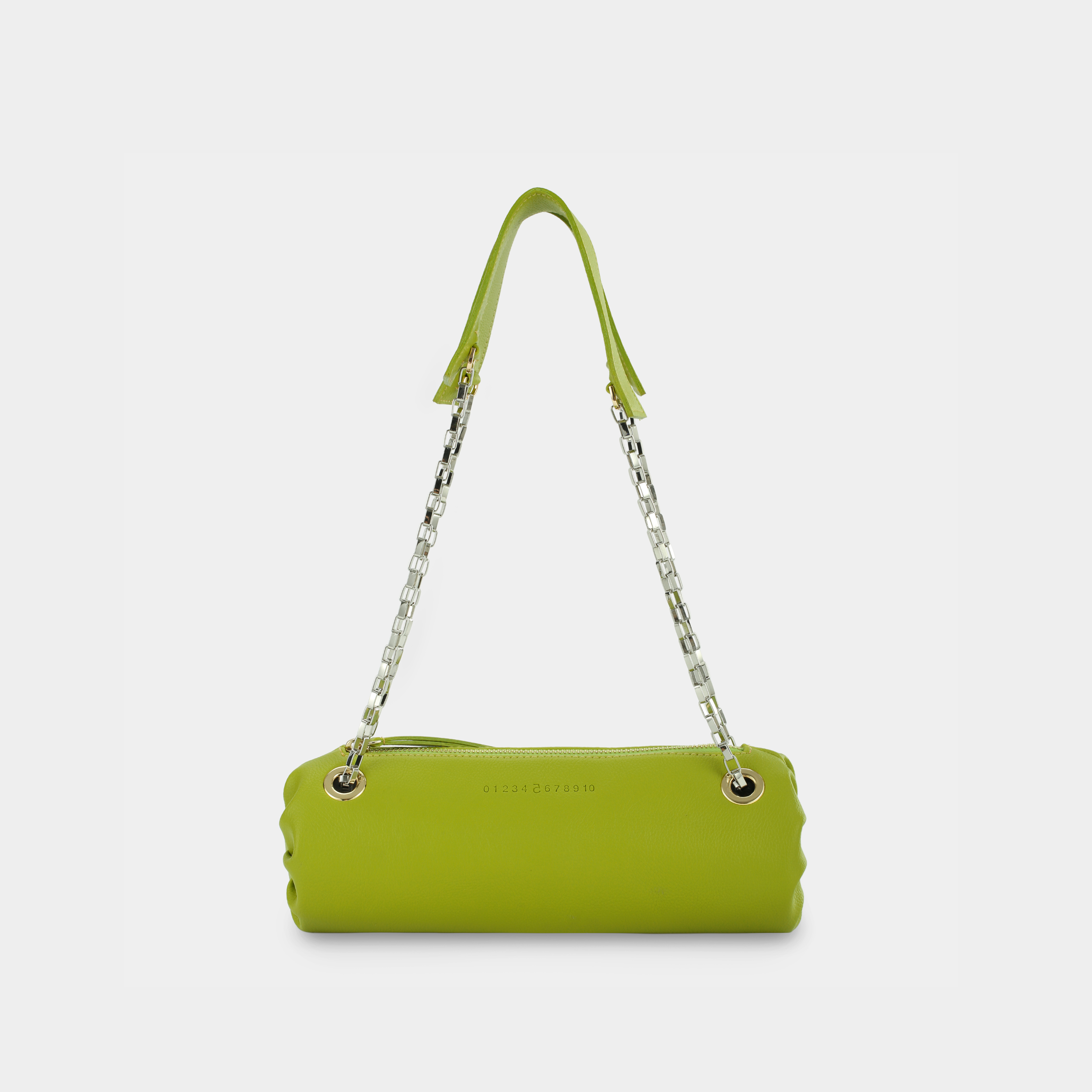 Bag Flower Log Short size in Avocado Green