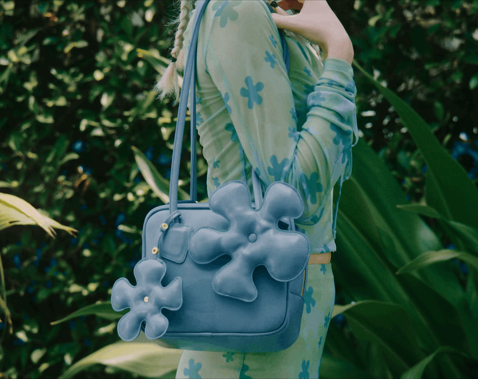 Phụ kiện Hoa cánh quạt màu Hồng Pastel