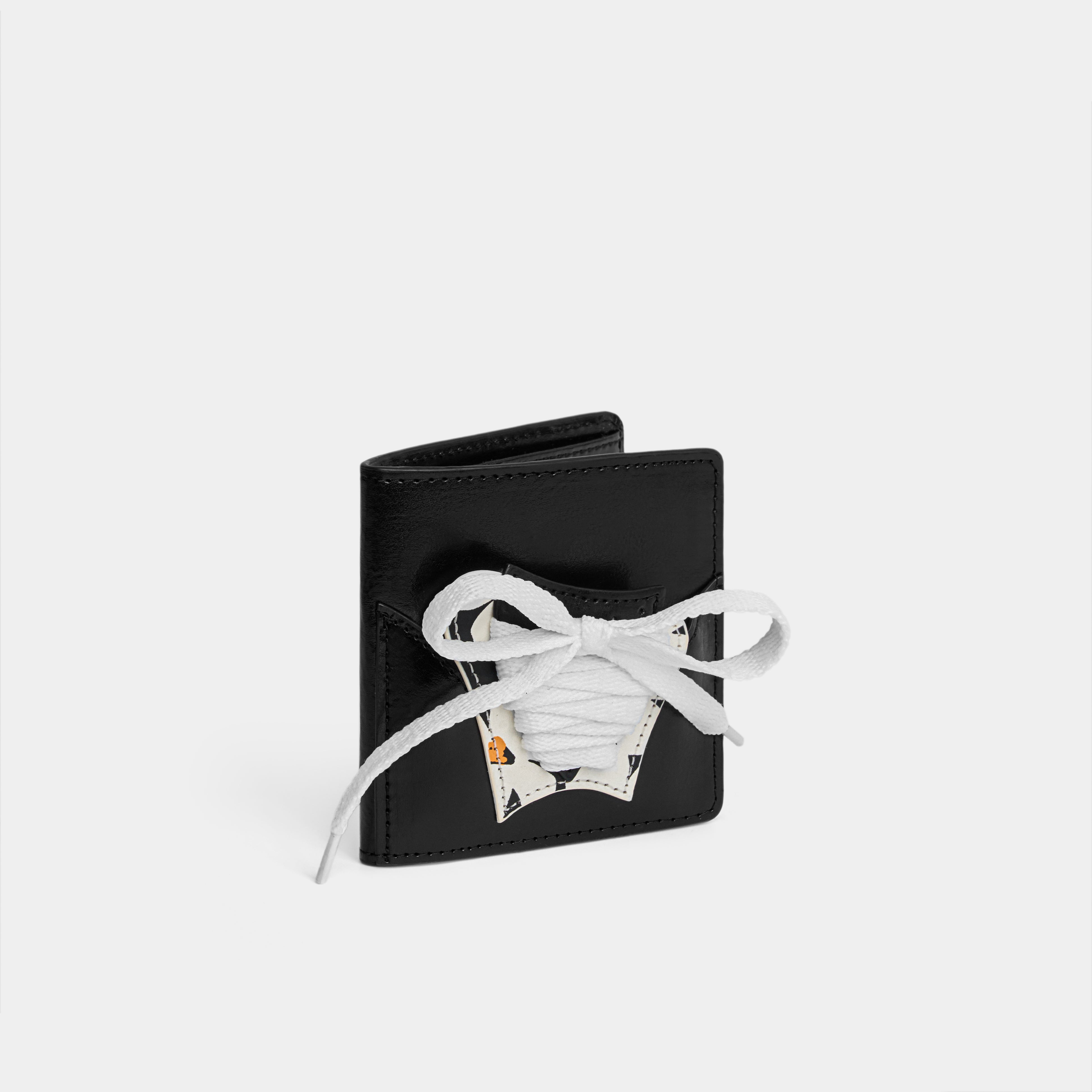 Wallet Sportie in Black x Flower