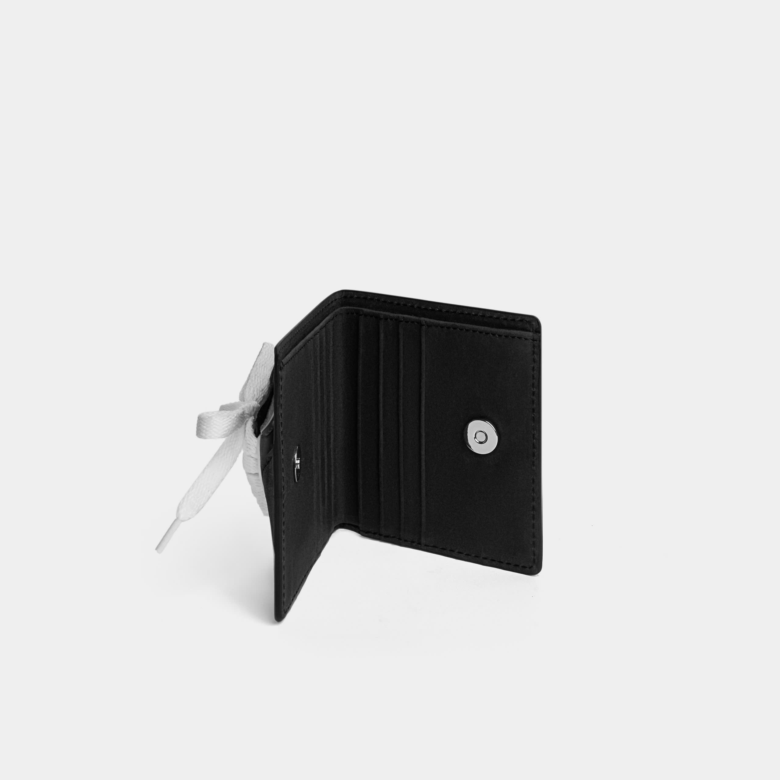 Wallet Sportie in Black x Flower
