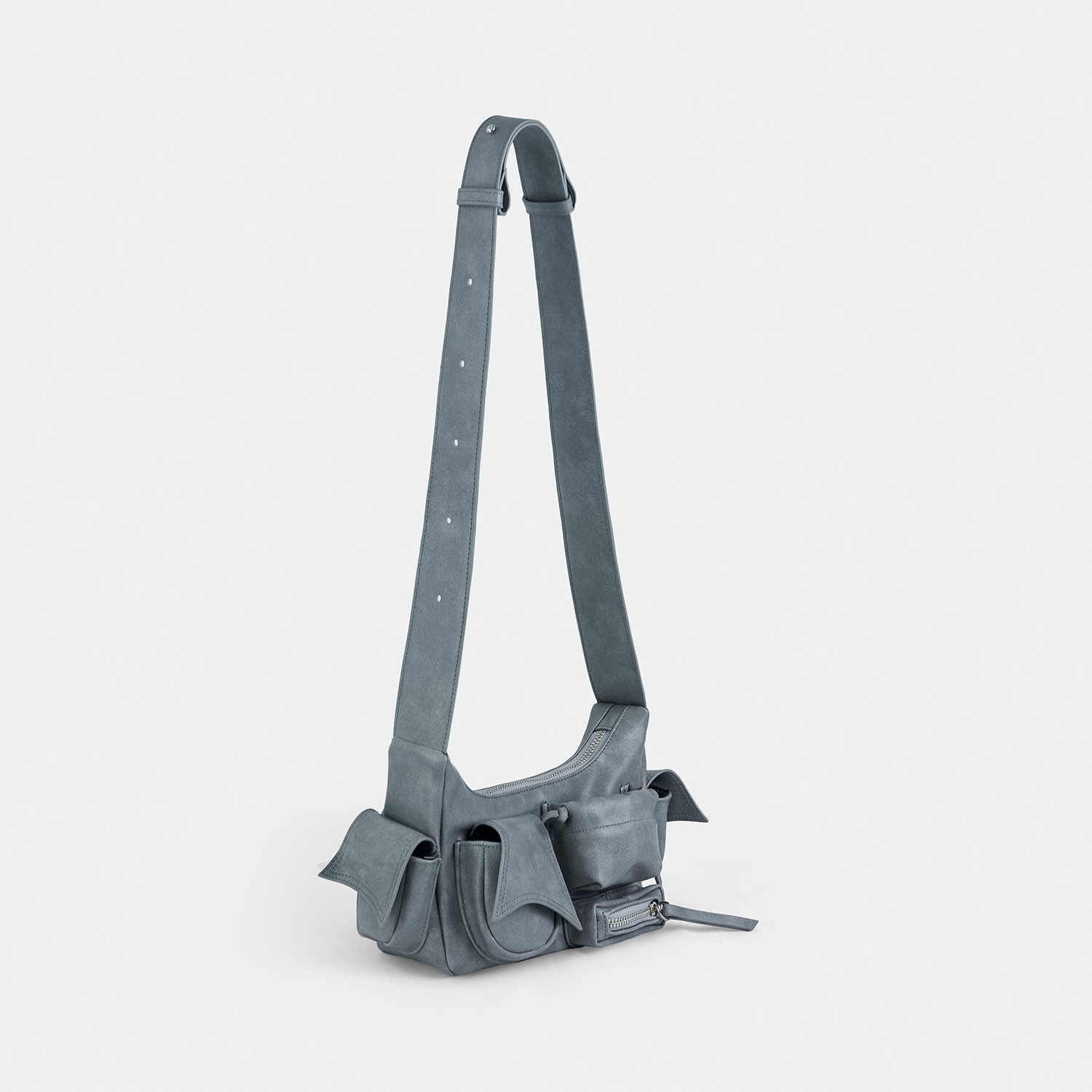 Túi xách C5-Pocket size nhỏ (S) màu xanh xi măng