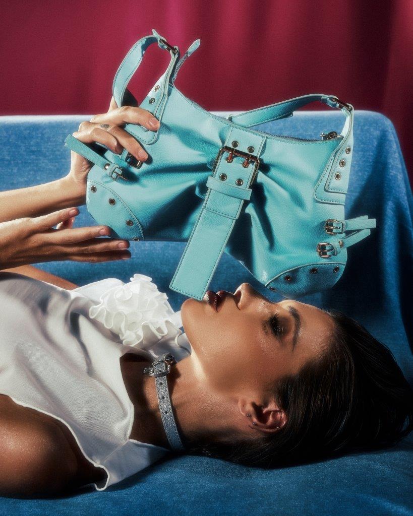 Bag BUTTERFLY in Light Blue