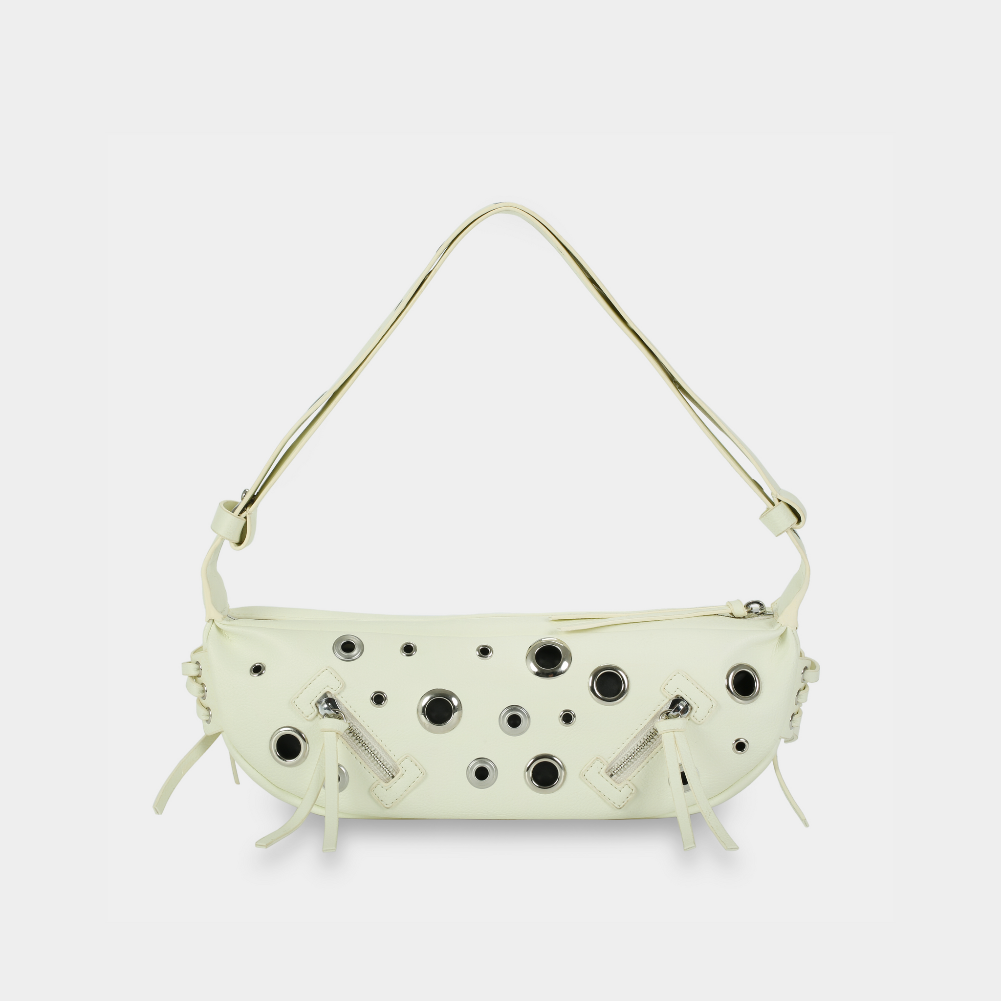 Bag LACE EYELET Medium size M in White