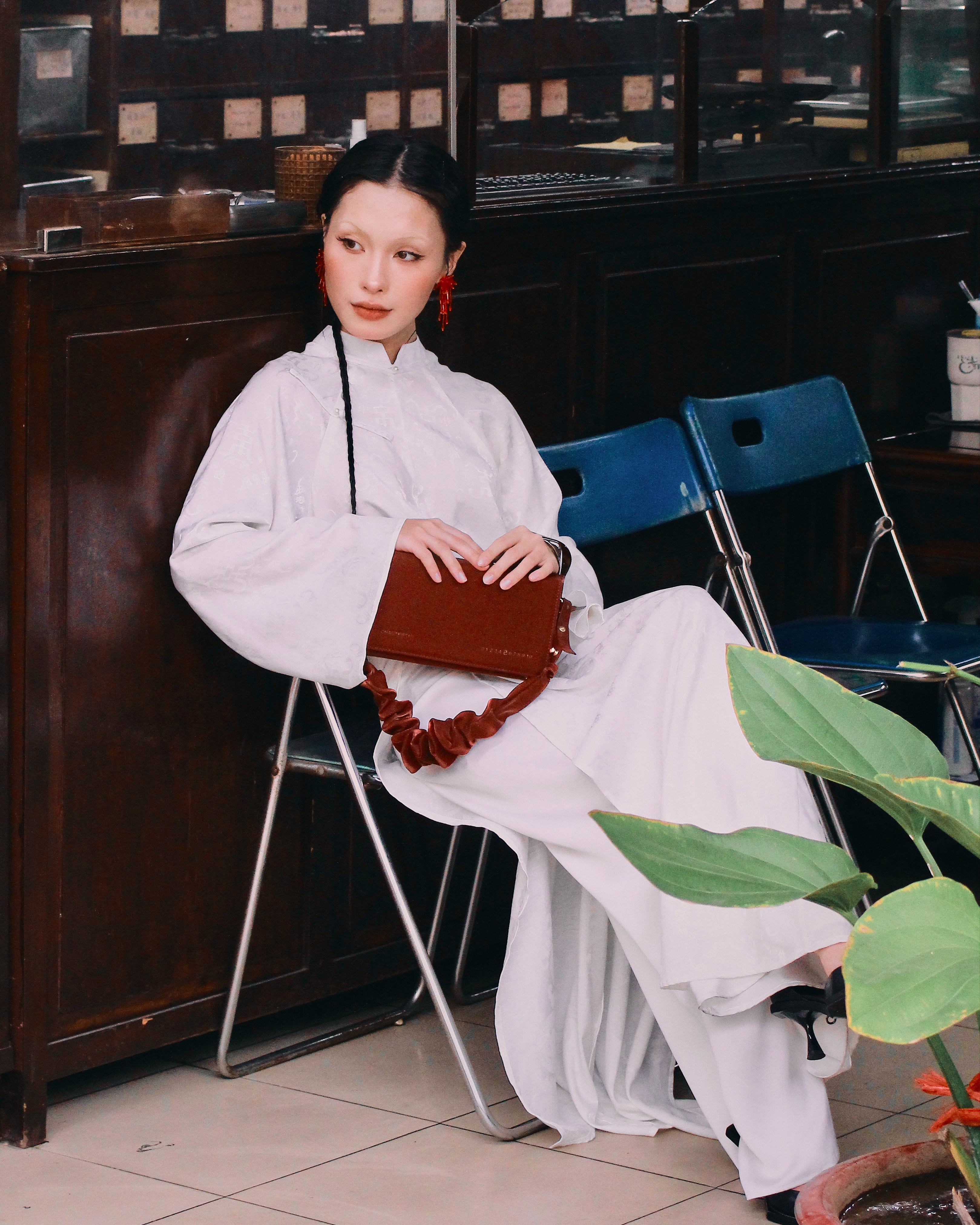 Túi xách KAMELEON màu Đỏ Nhung