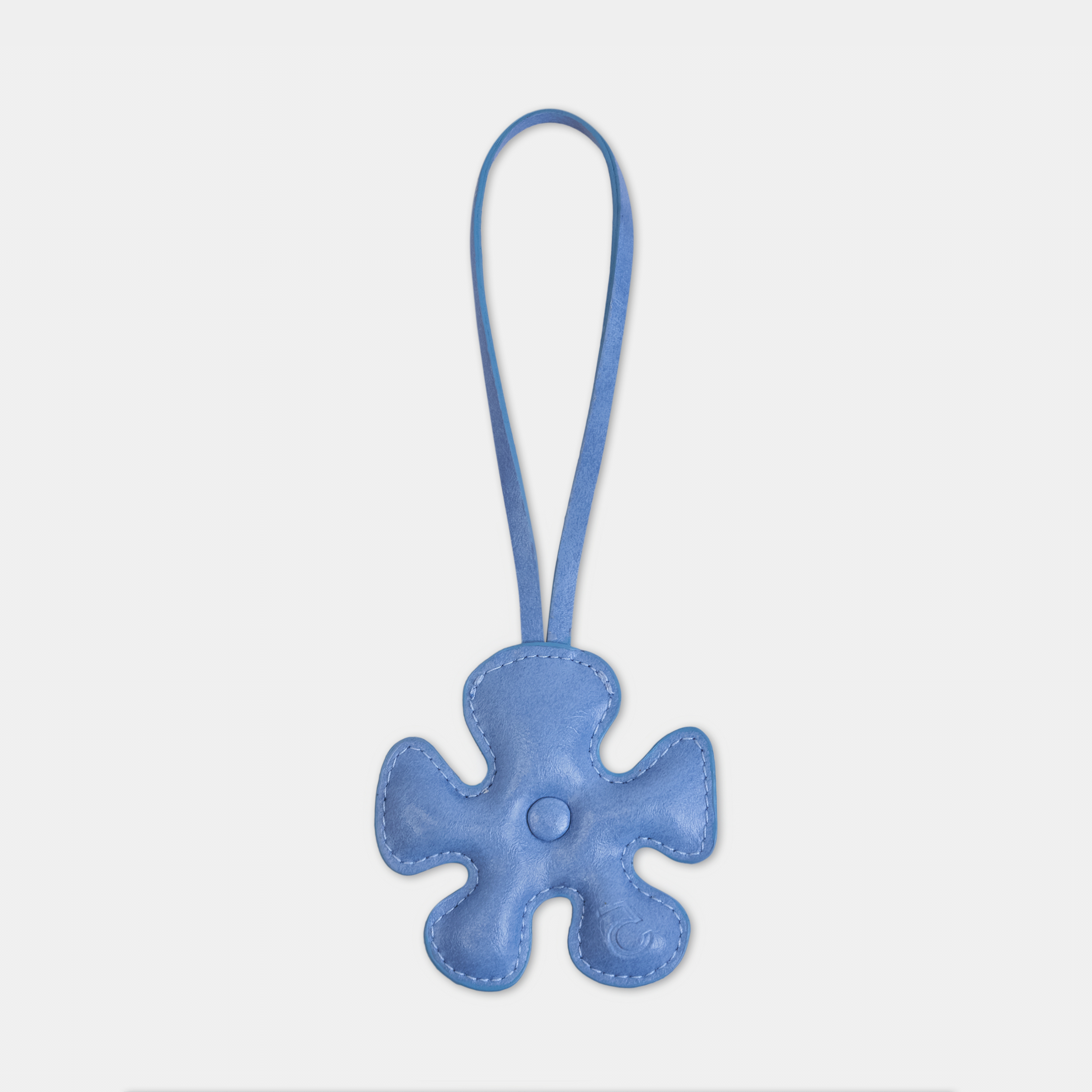 Accessory Fan Flower Charm size mini in Blue Pastel