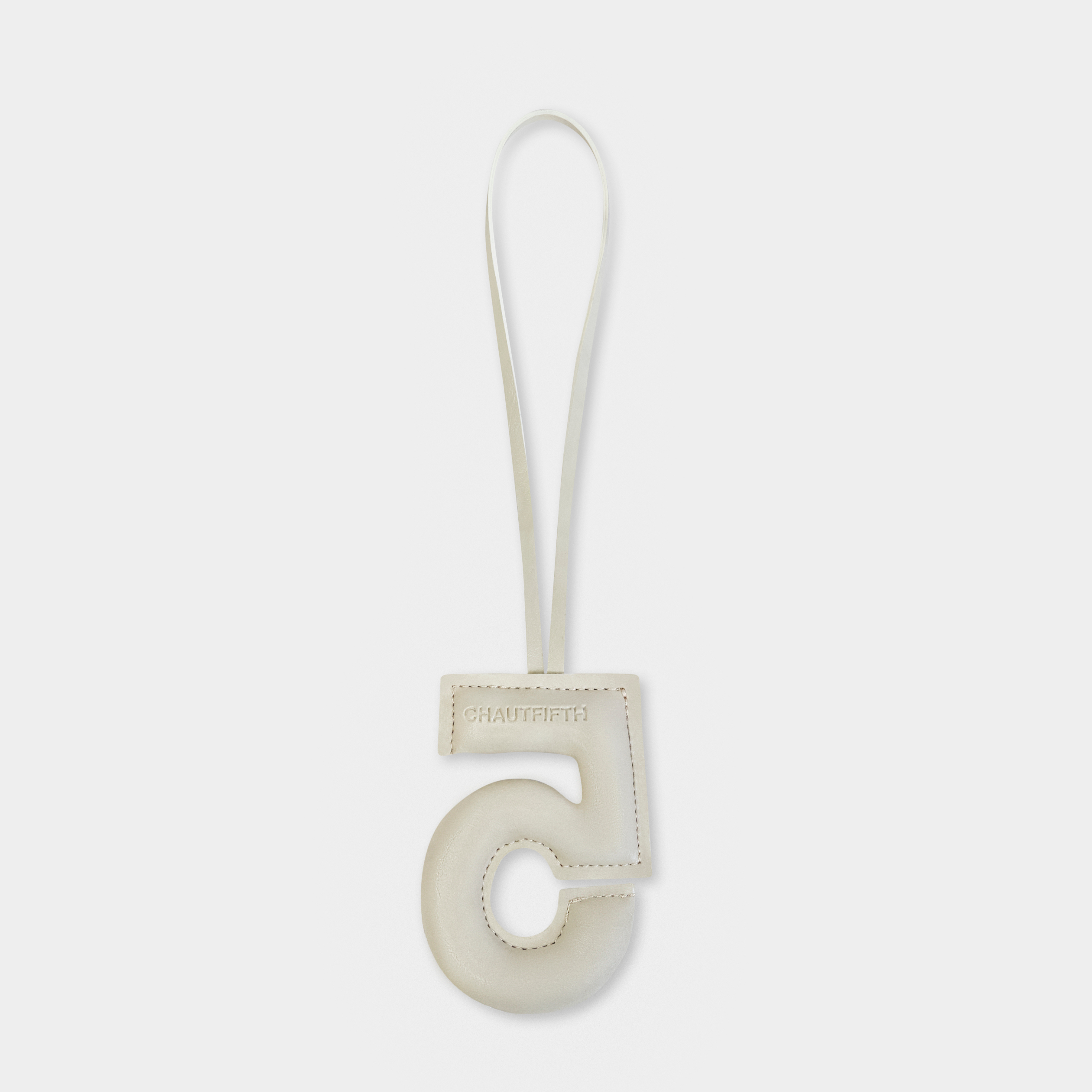 Accessories Reverse Fifth Charm in Grain White