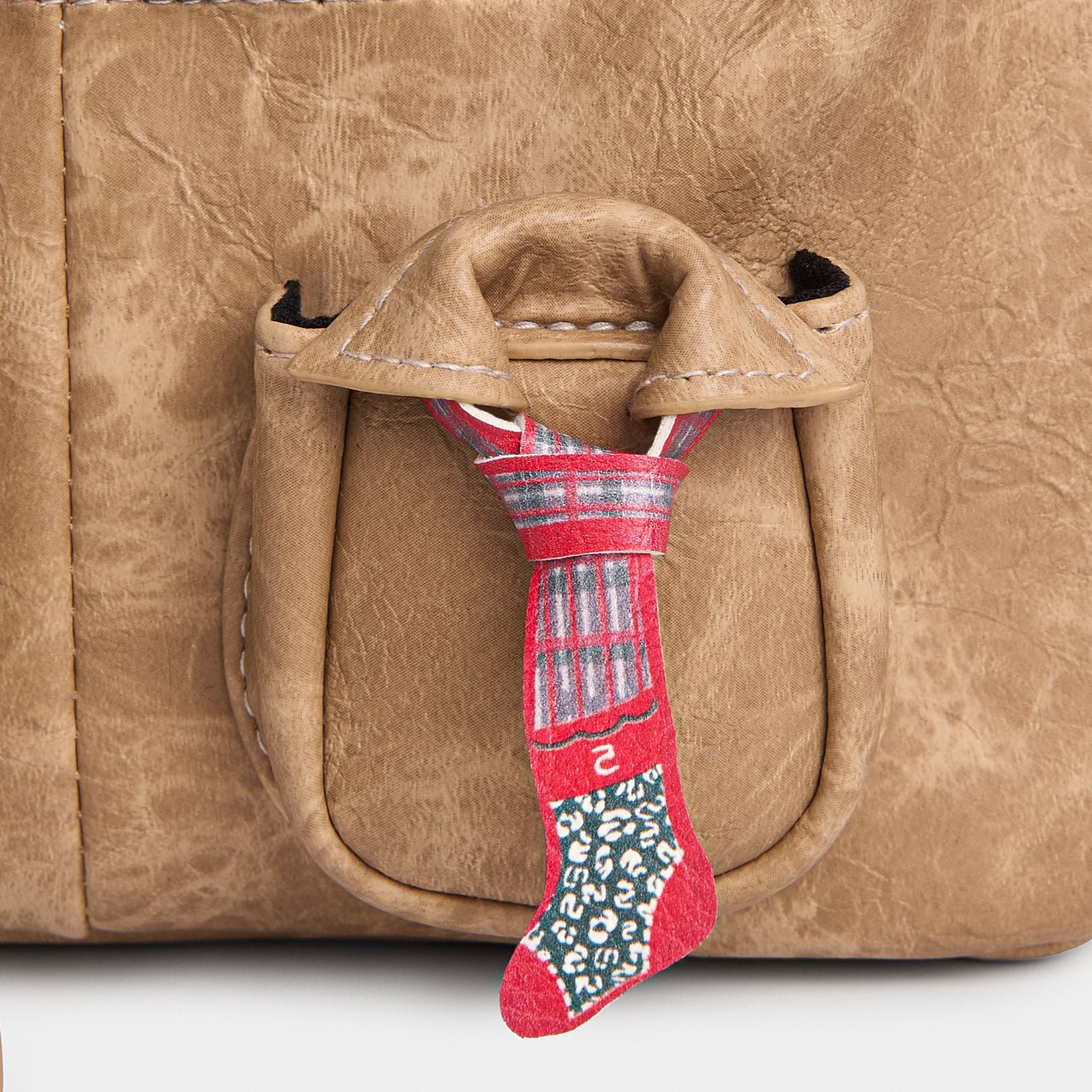 Túi xách C5-Pocket size nhỏ (S) Cà vạt màu Beige cát